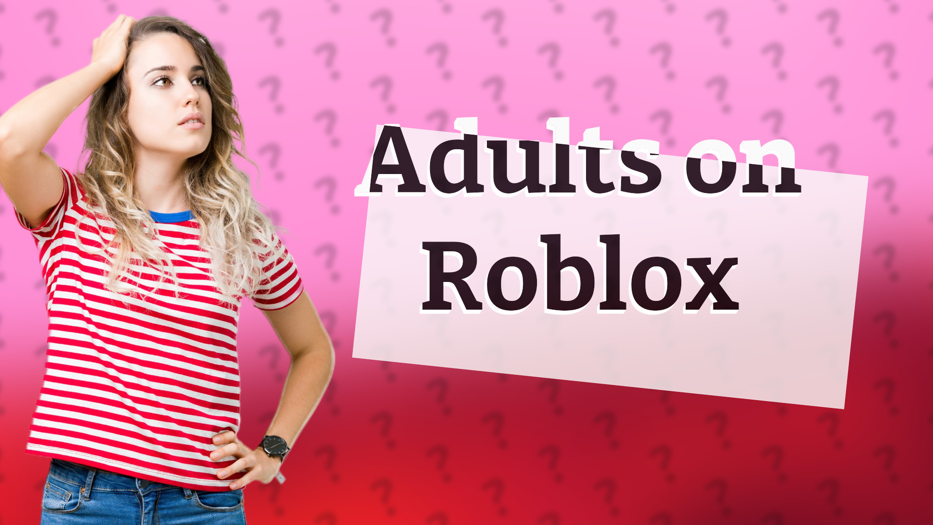 Adults on Roblox