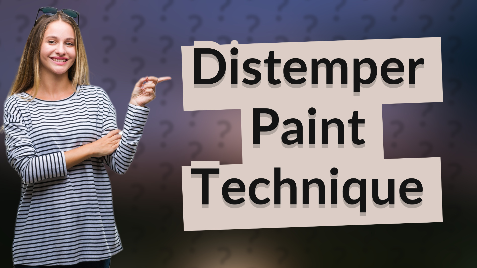 Distemper Paint Technique