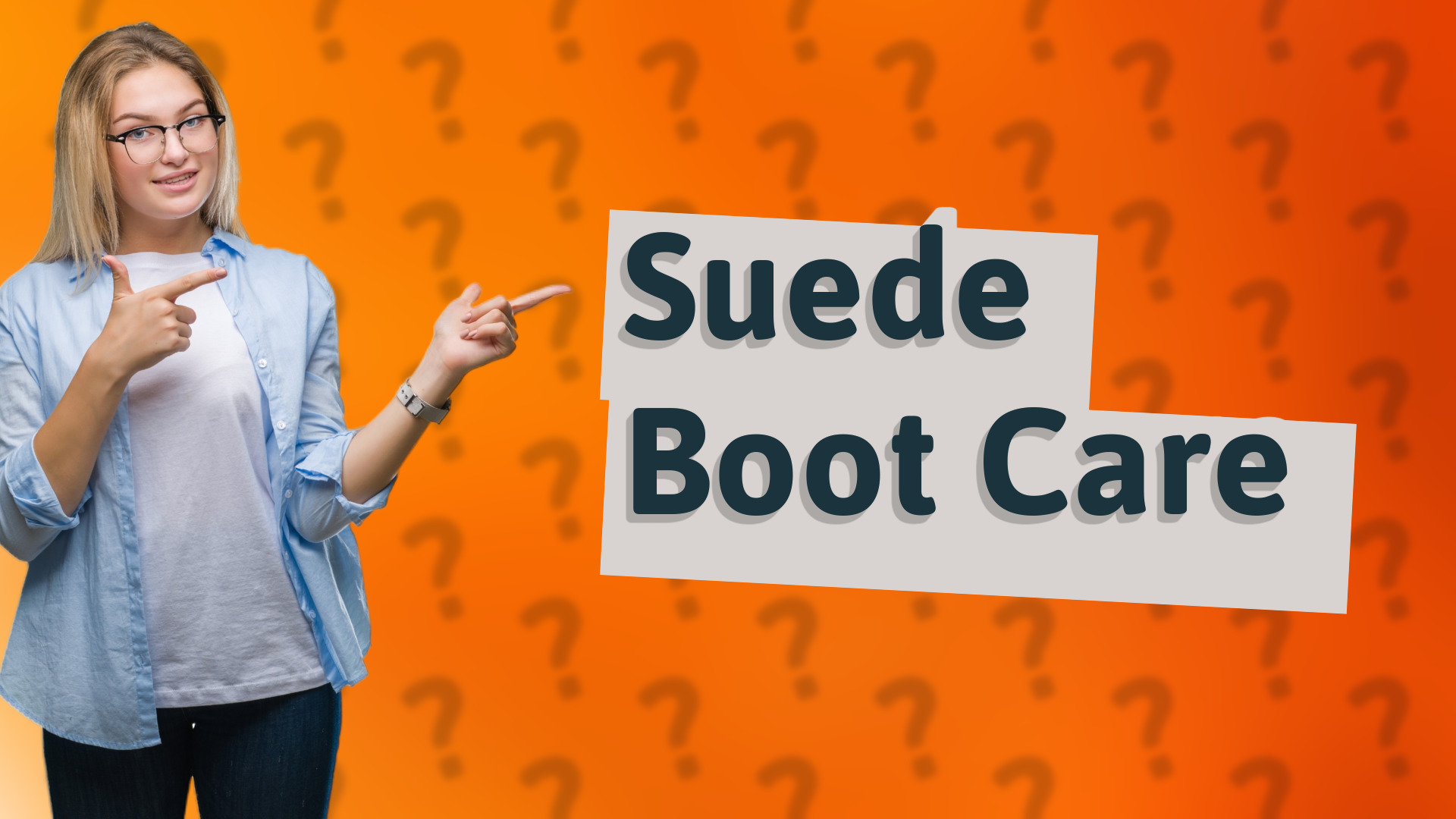 Suede Boot Care