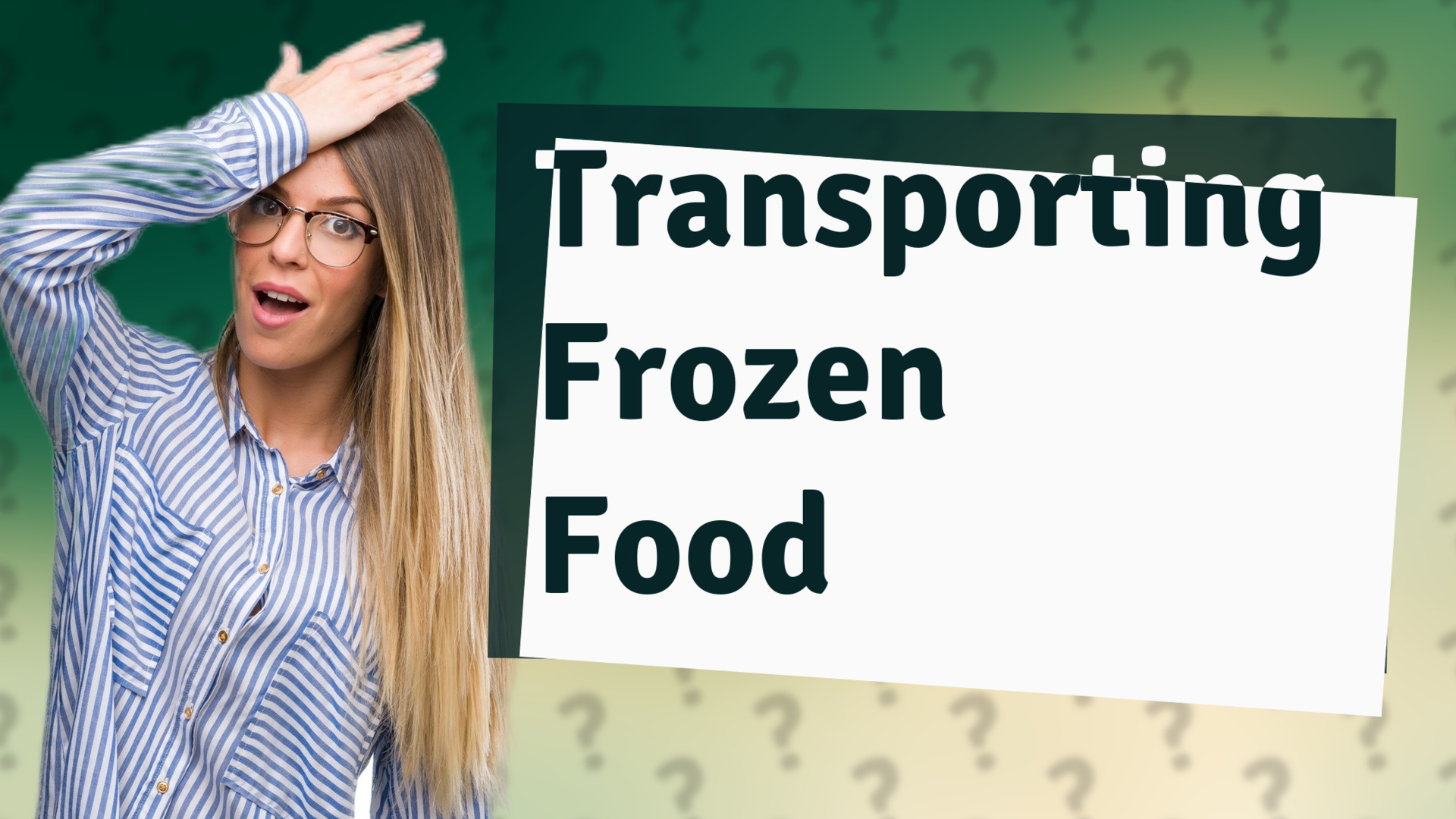 Transporting Frozen Food