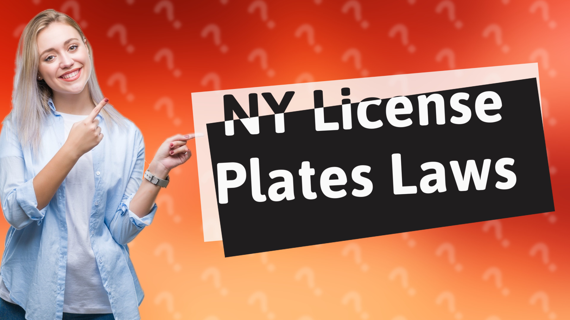 NY License Plates Laws