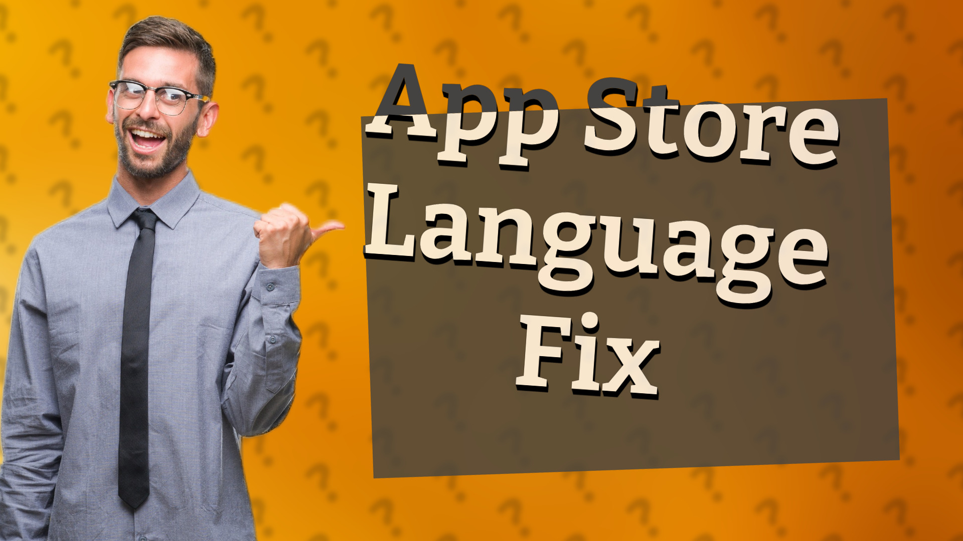 App Store Language Fix