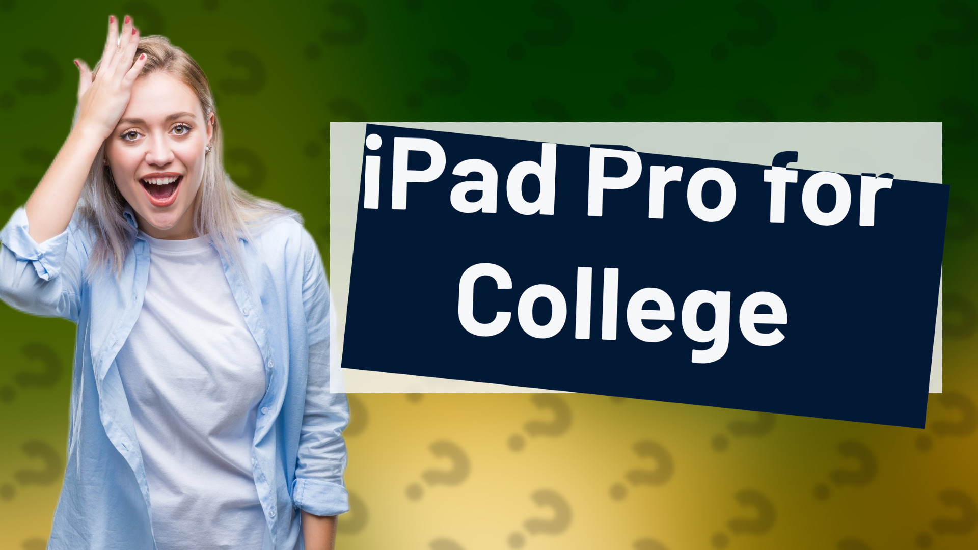 iPad Pro for College