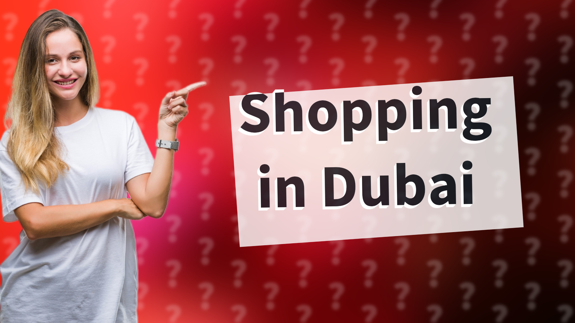 Shopping in Dubai