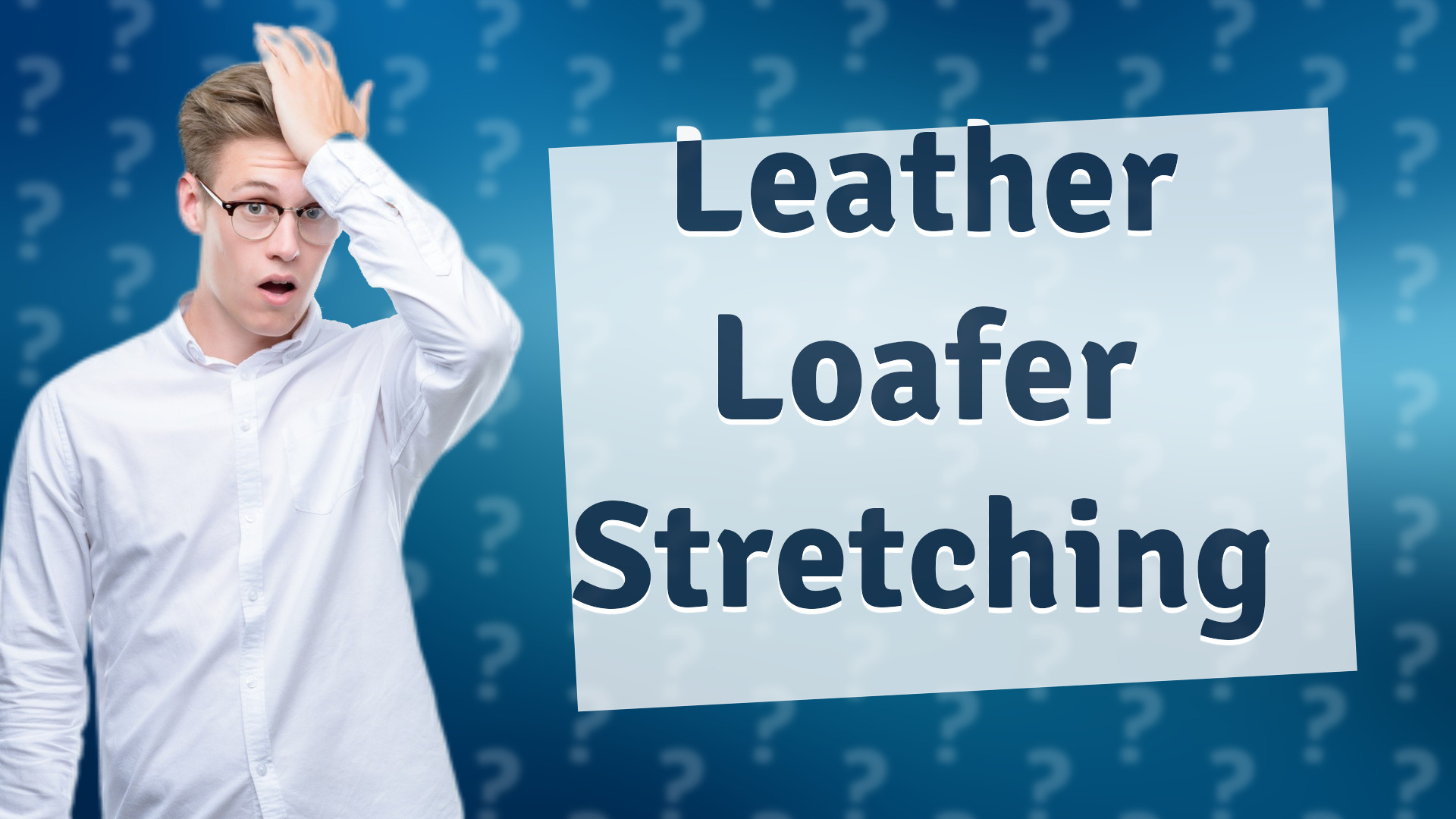 Leather Loafer Stretching