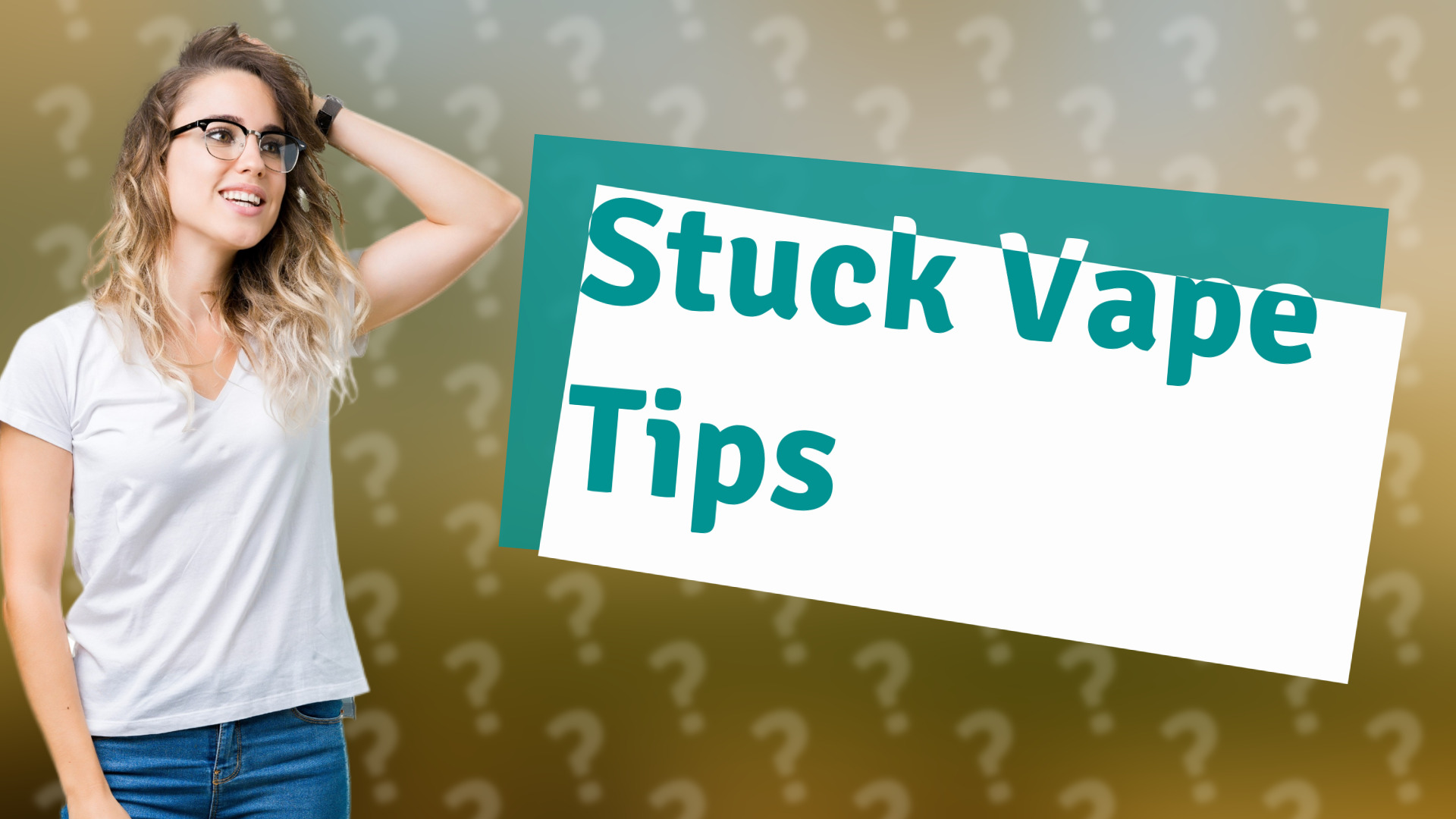 Stuck Vape Tips
