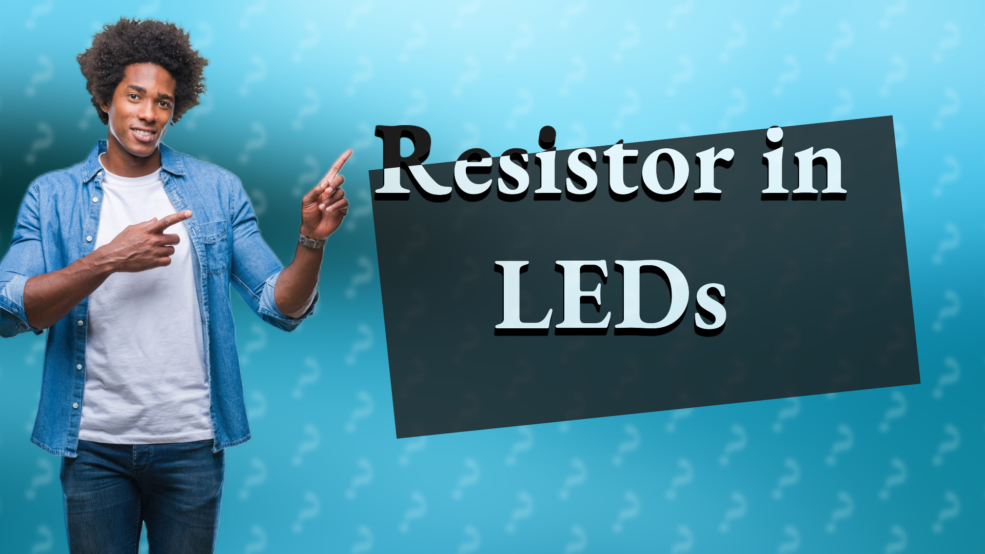 Resistor in LEDs
