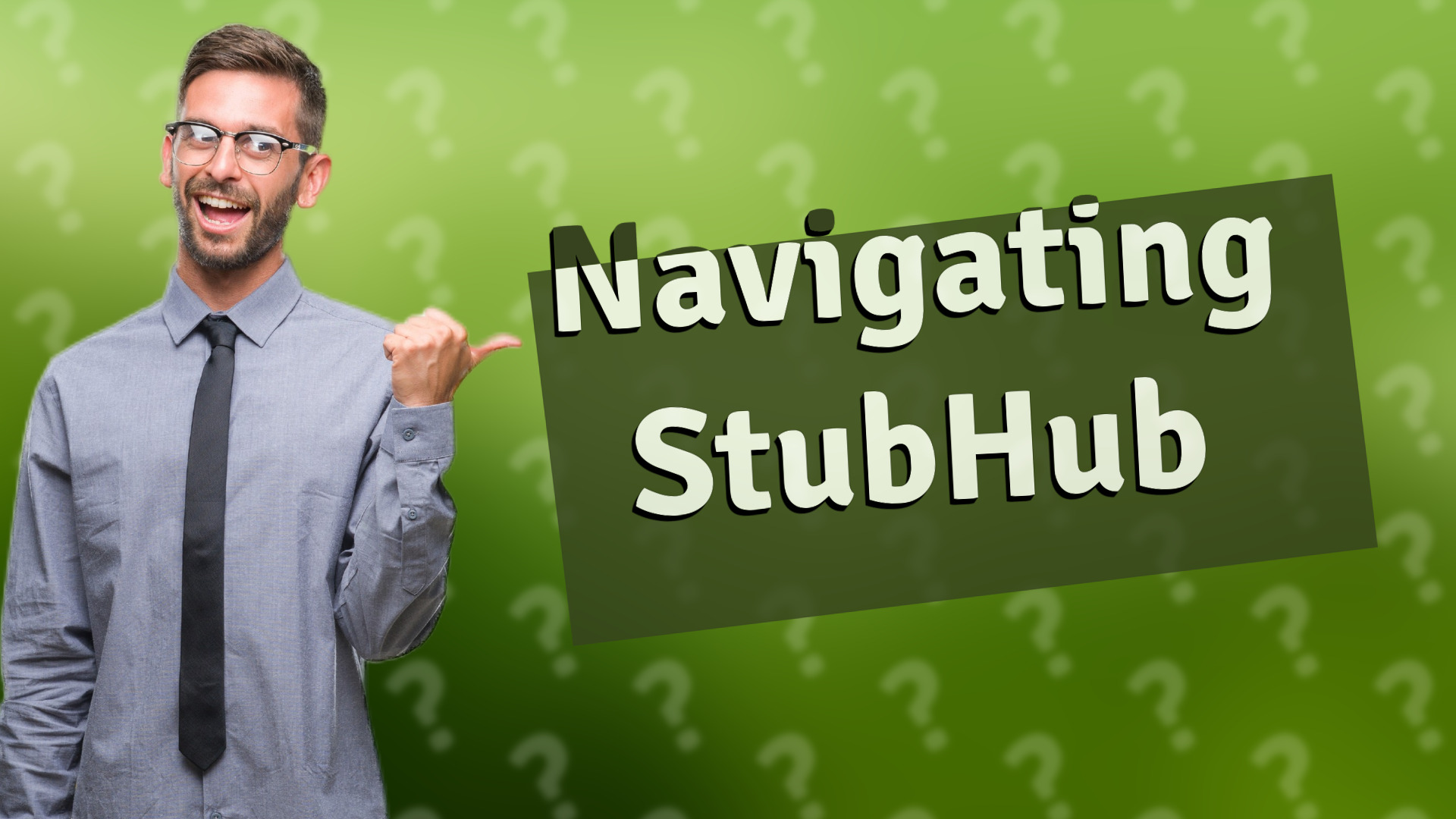 Navigating StubHub