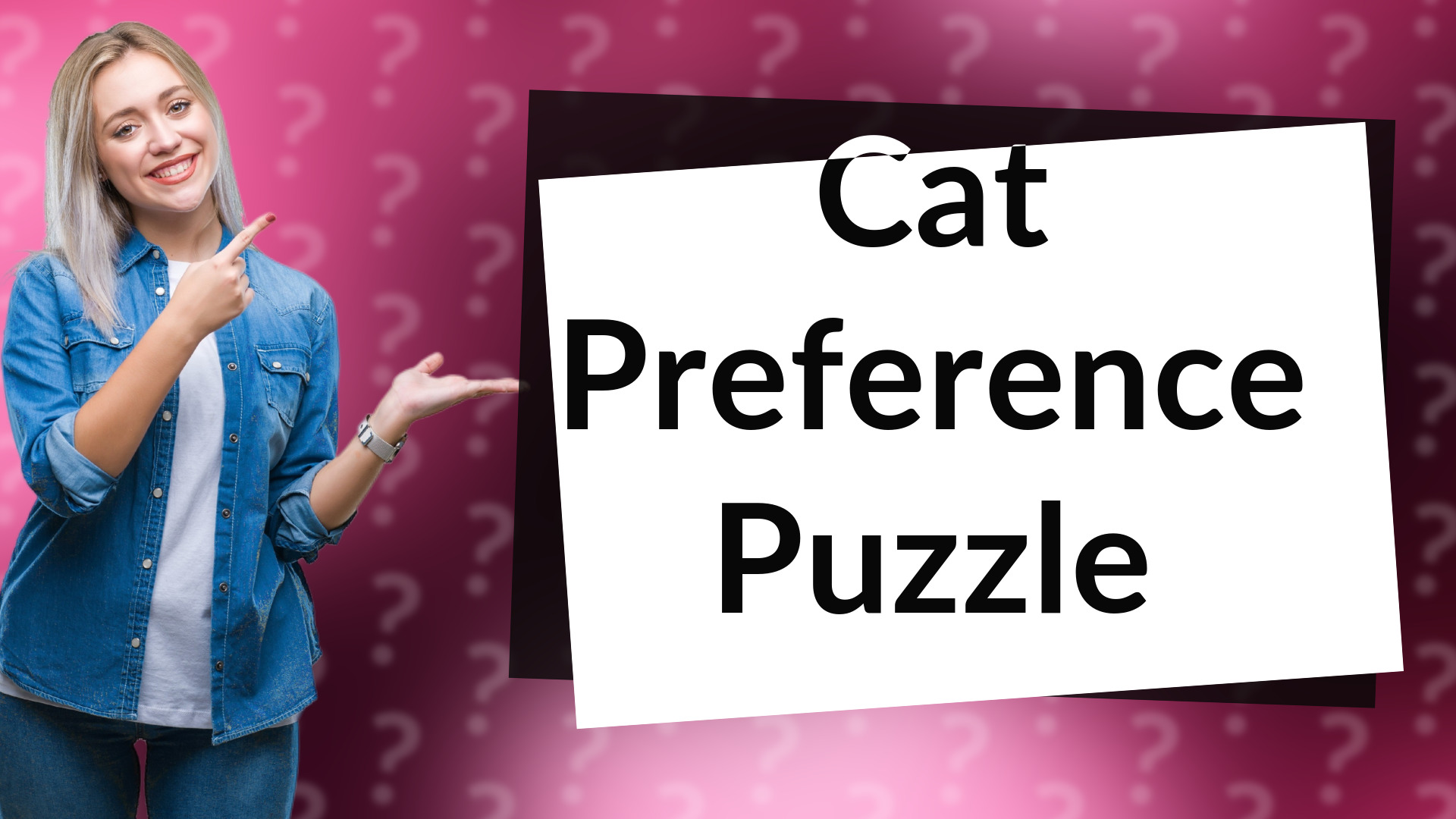 Cat Preference Puzzle