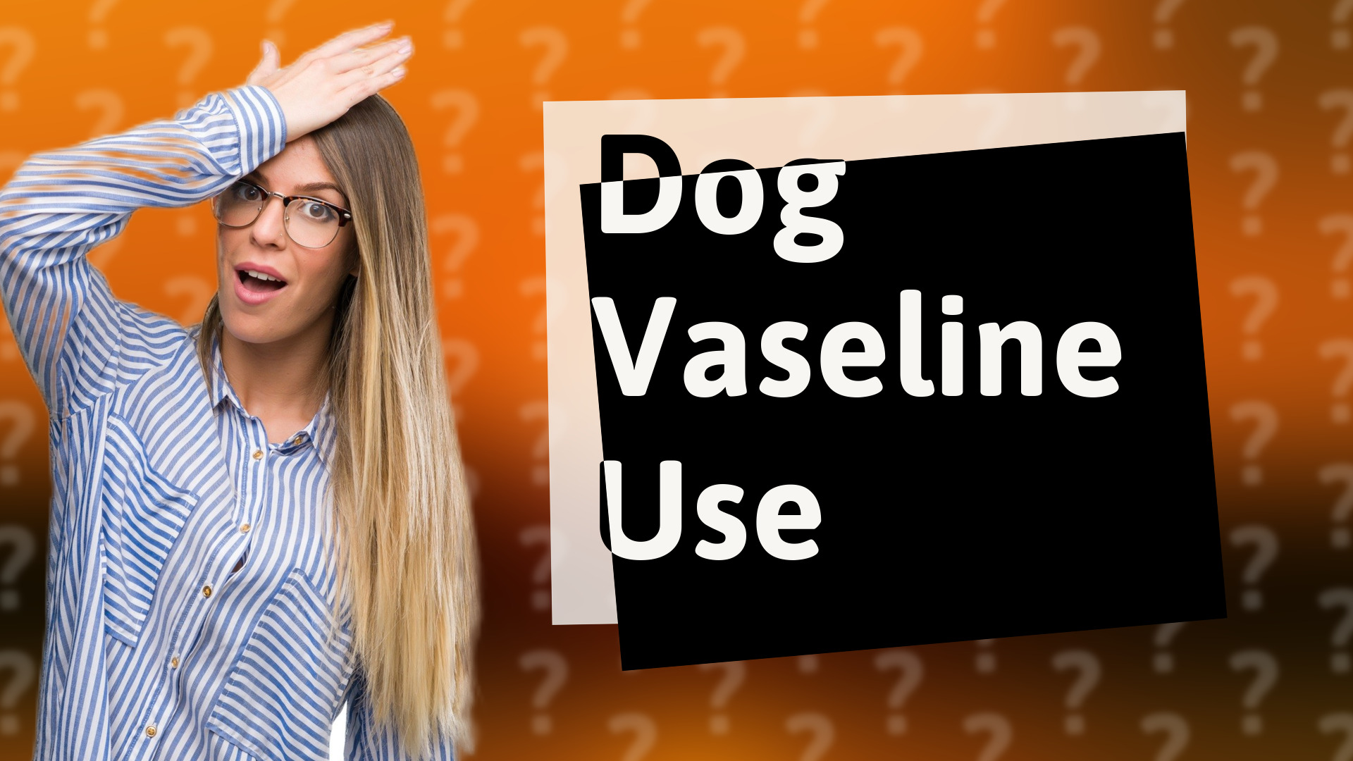 Dog Vaseline Use