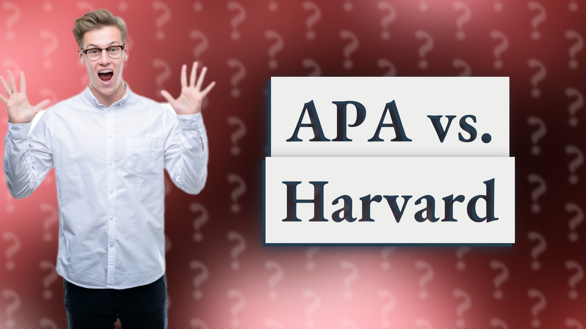 APA vs. Harvard