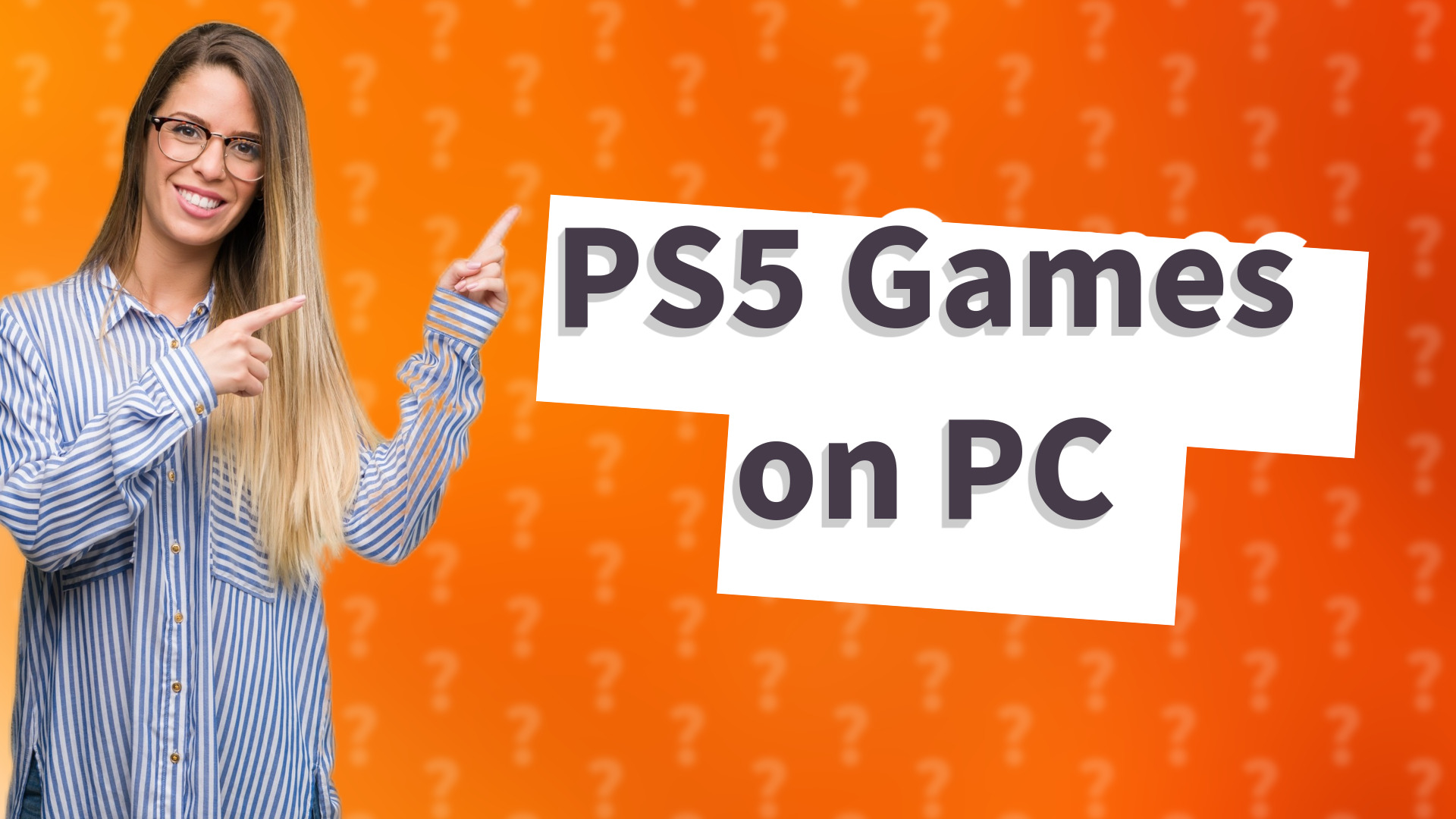 PS5 Games on PC
