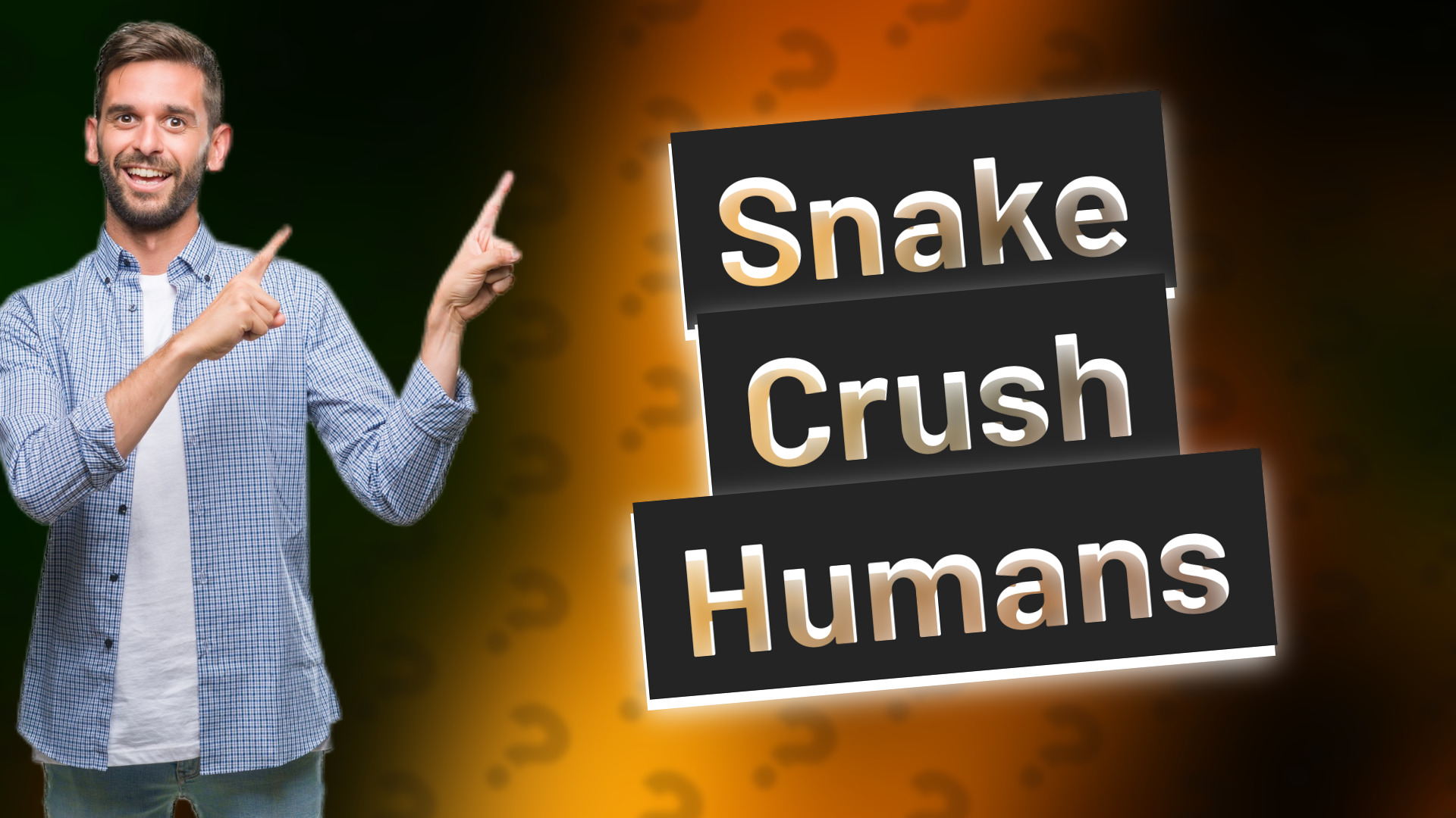 Snake Crush Humans