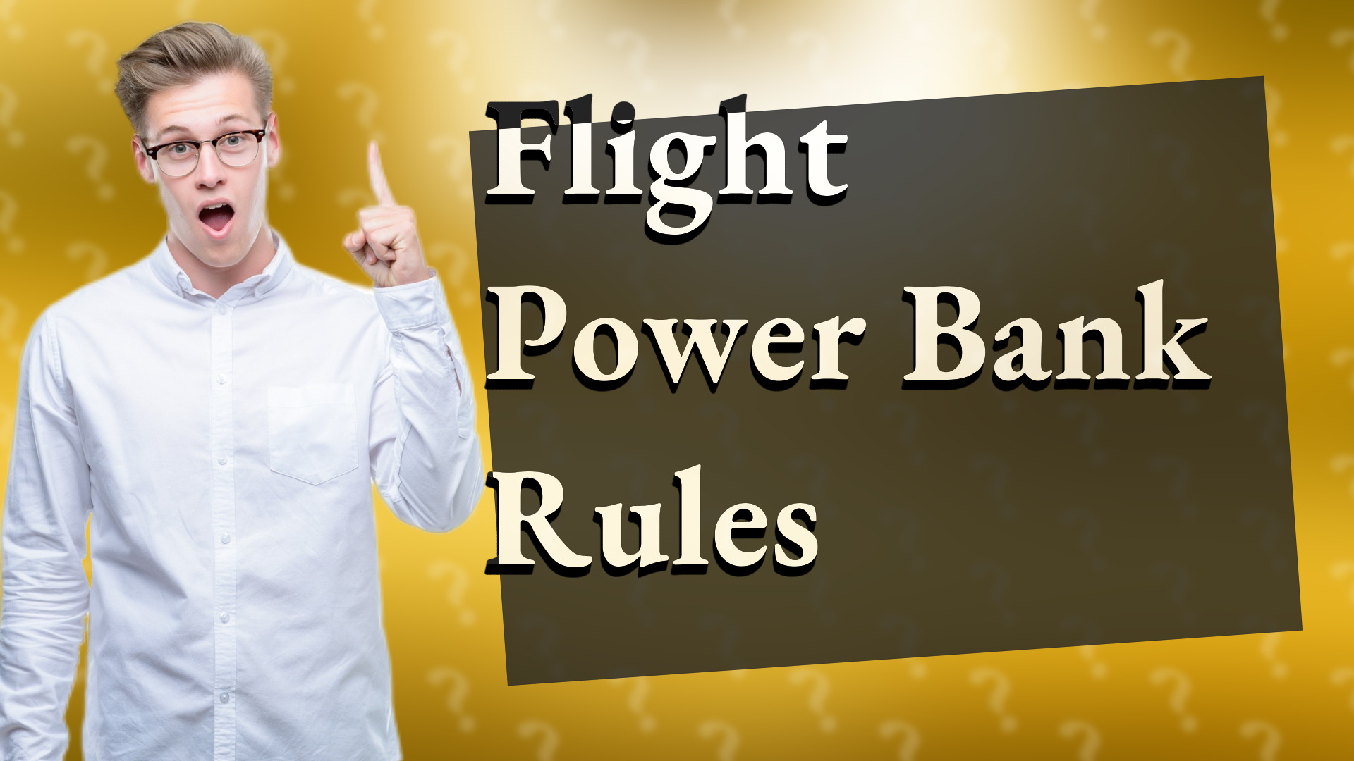 Flight Power Bank Rules