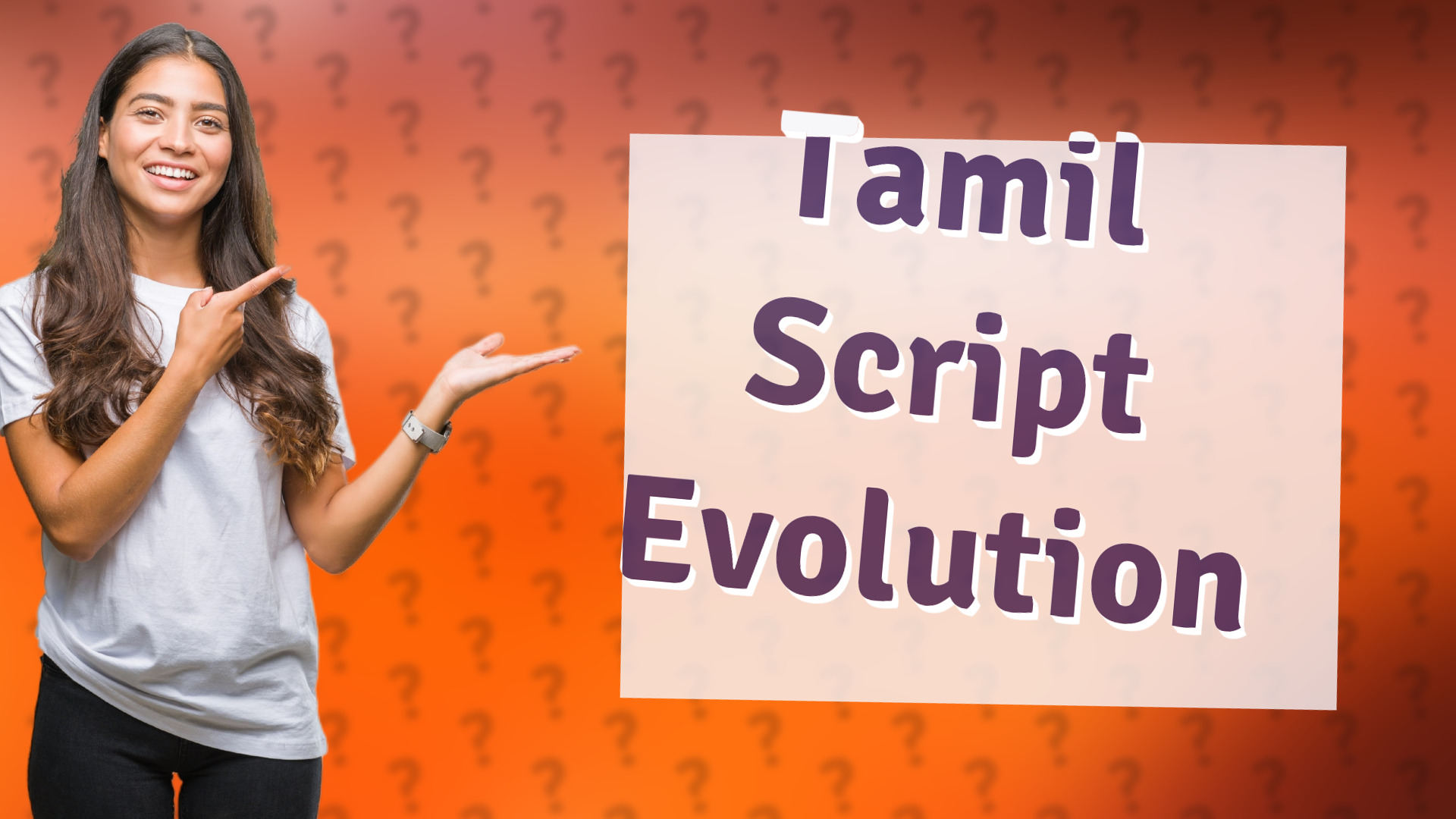 Tamil Script Evolution