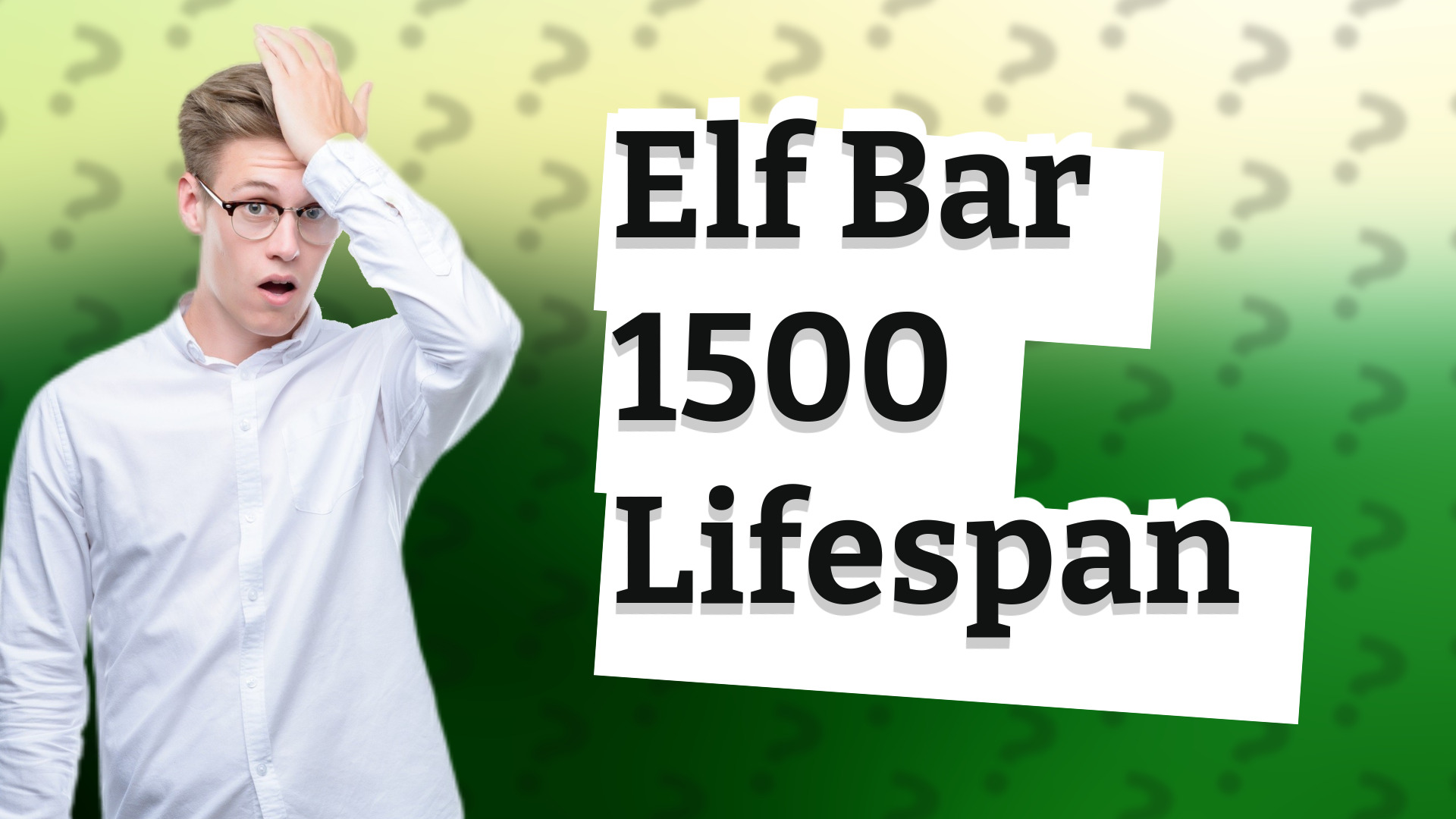Elf Bar 1500 Lifespan