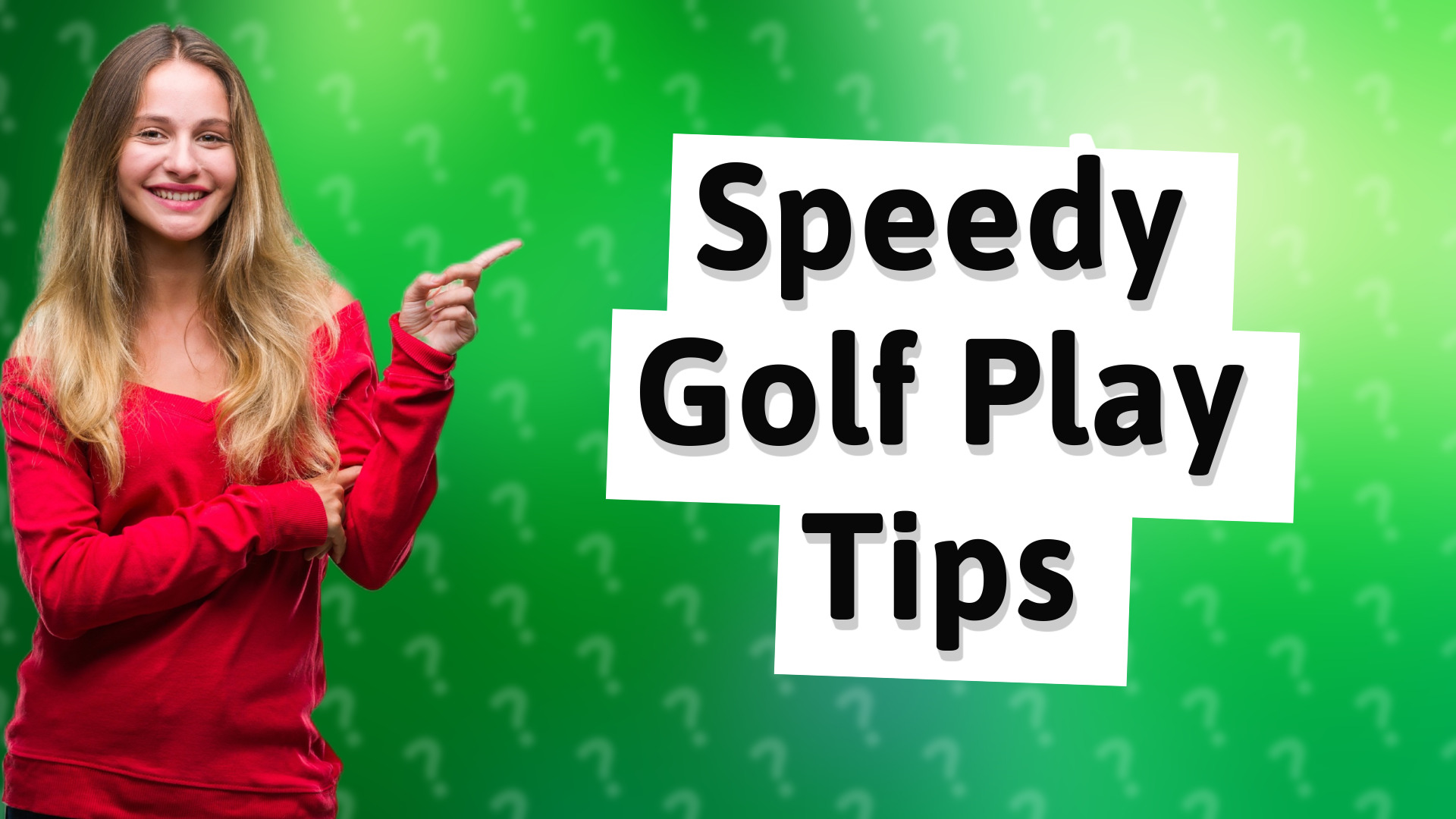 Speedy Golf Play Tips