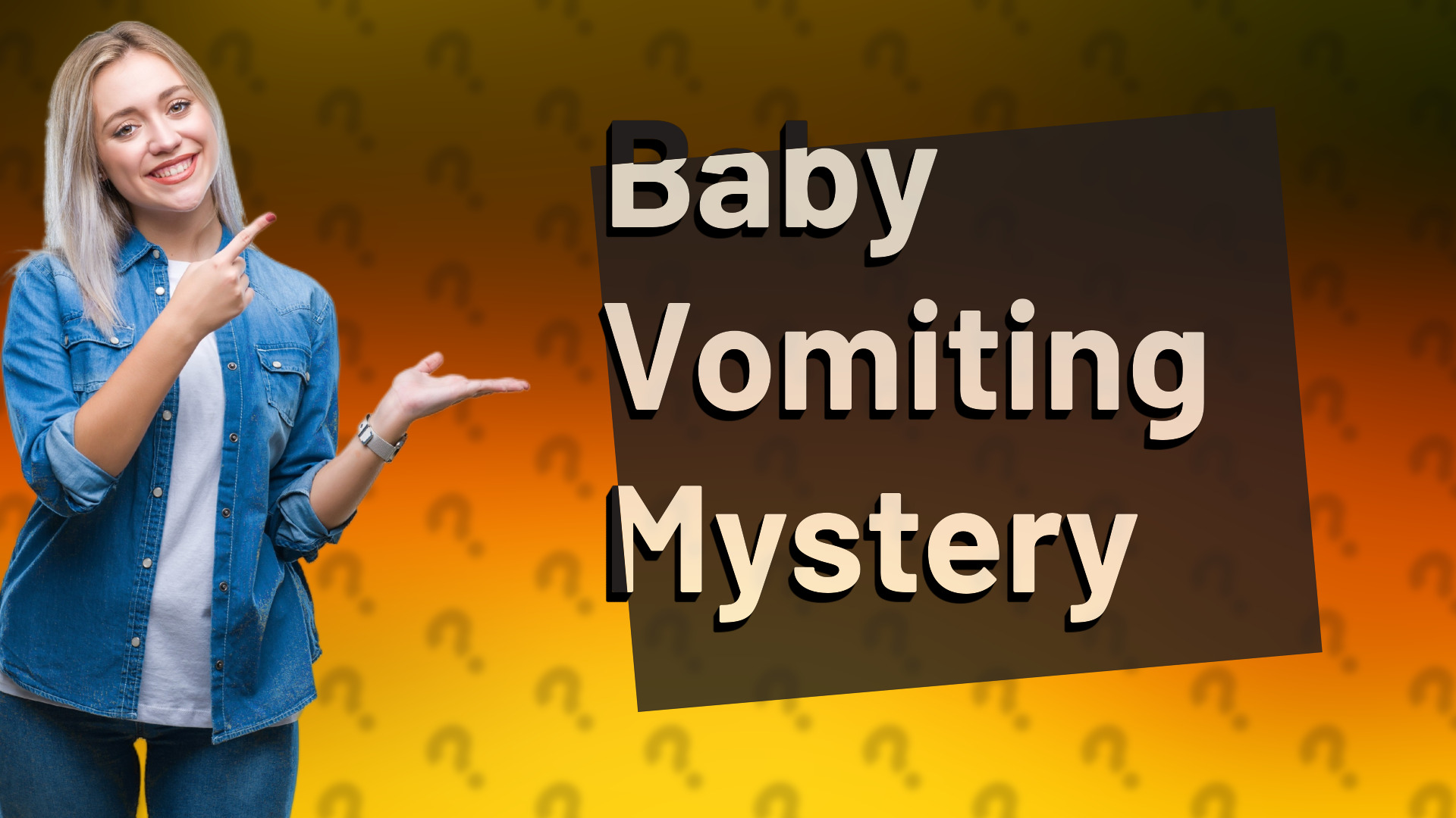 Baby Vomiting Mystery