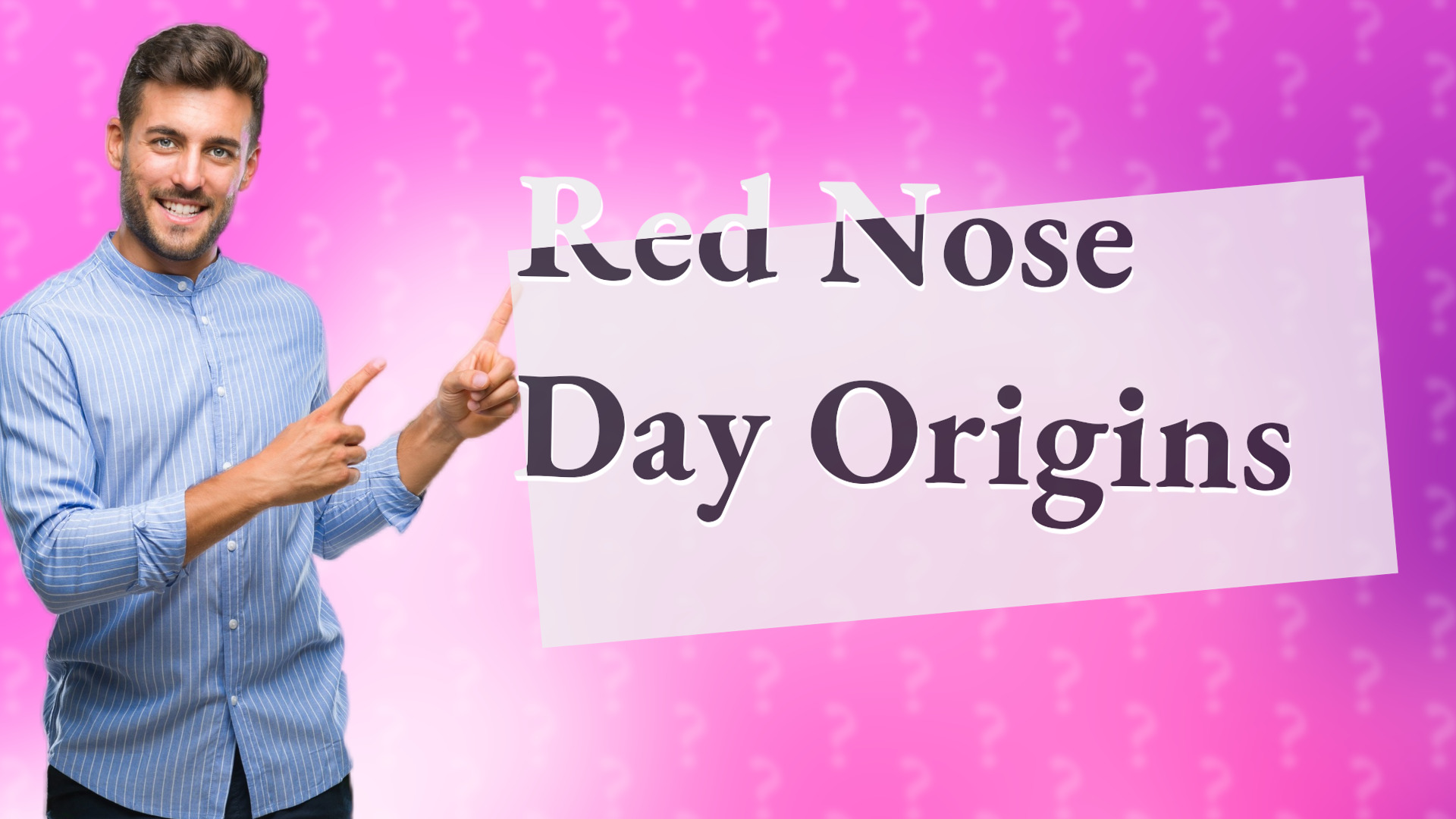 Red Nose Day Origins