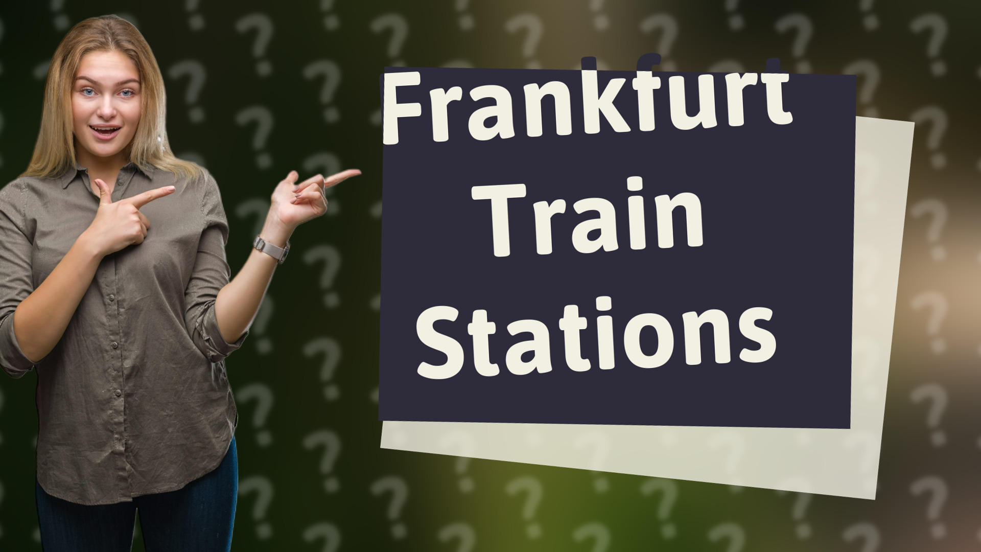 Frankfurt Train Stations