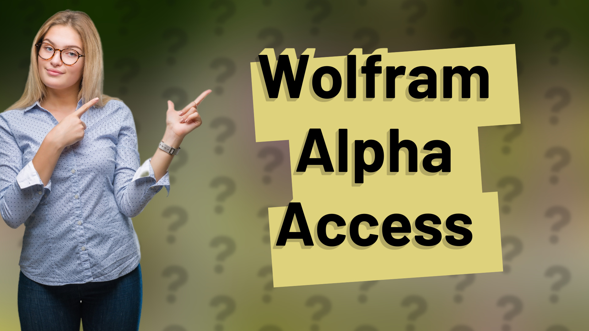 Wolfram Alpha Access