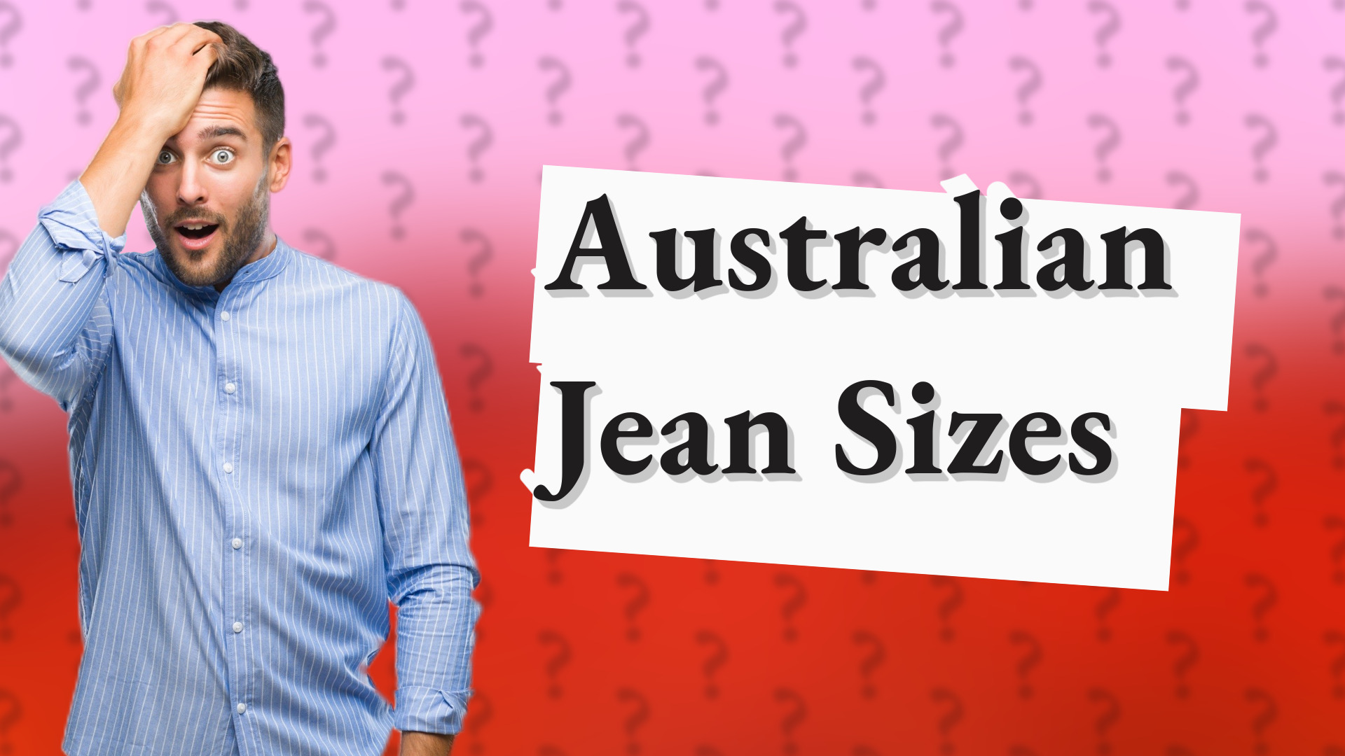 Australian Jean Sizes