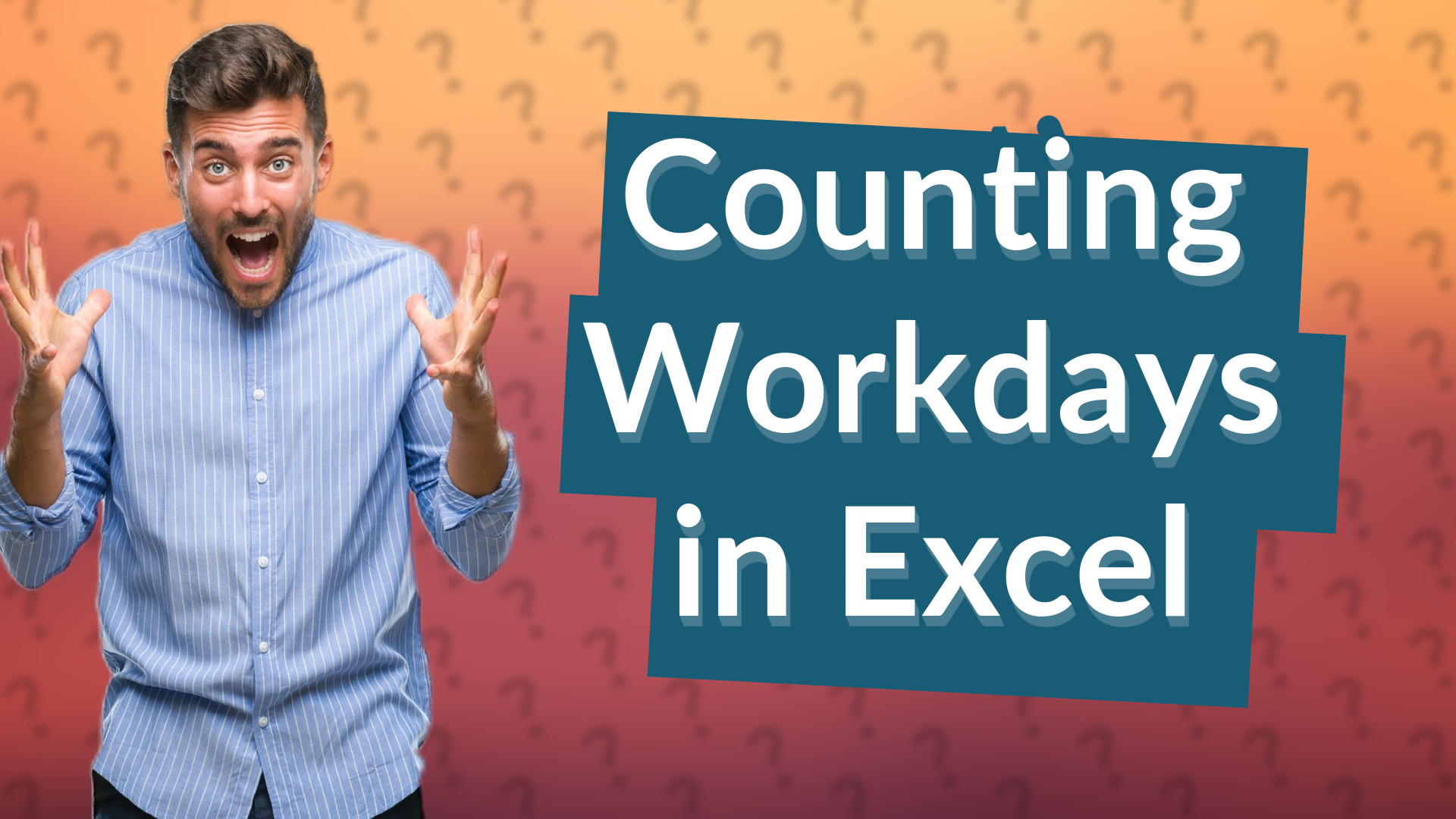 Counting Workdays in Excel