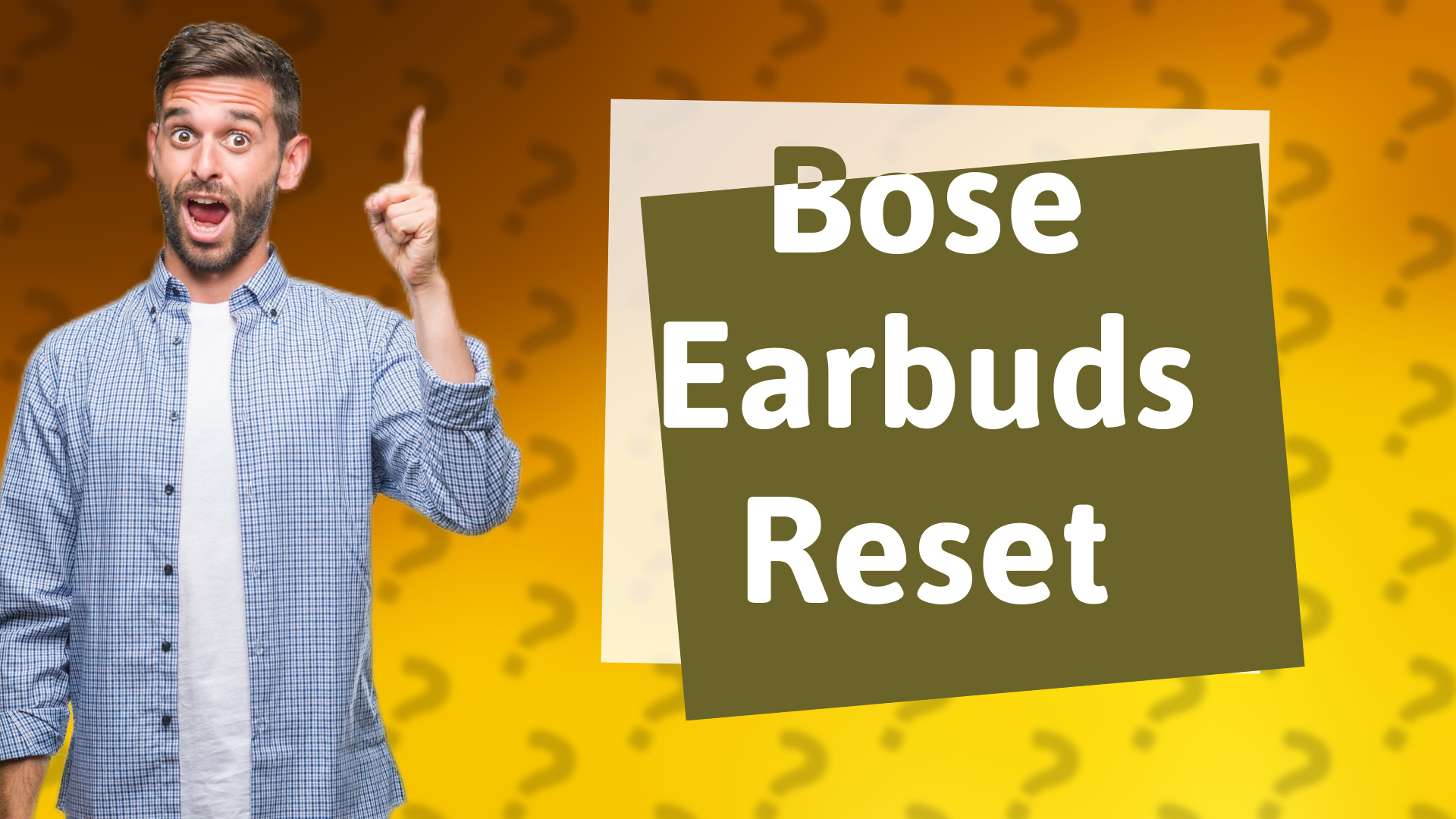 Bose Earbuds Reset