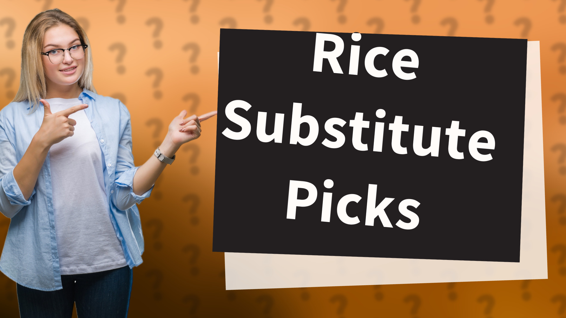 Rice Substitute Picks