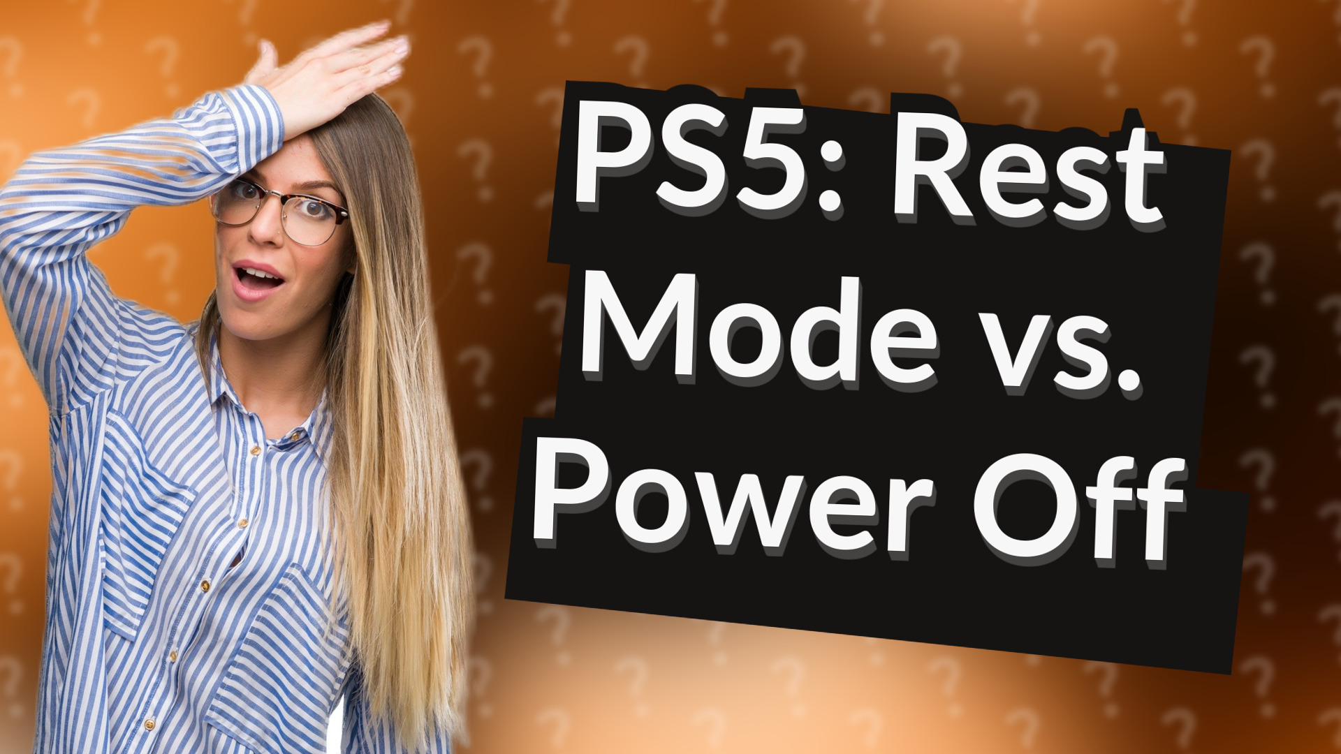 PS5: Rest Mode vs. Power Off