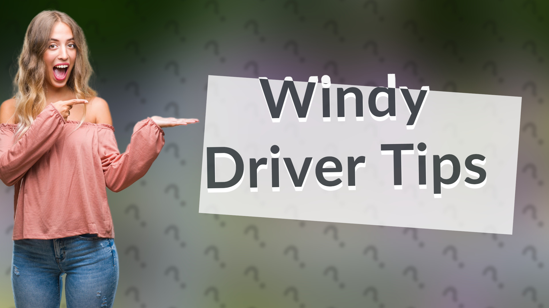 Windy Driver Tips