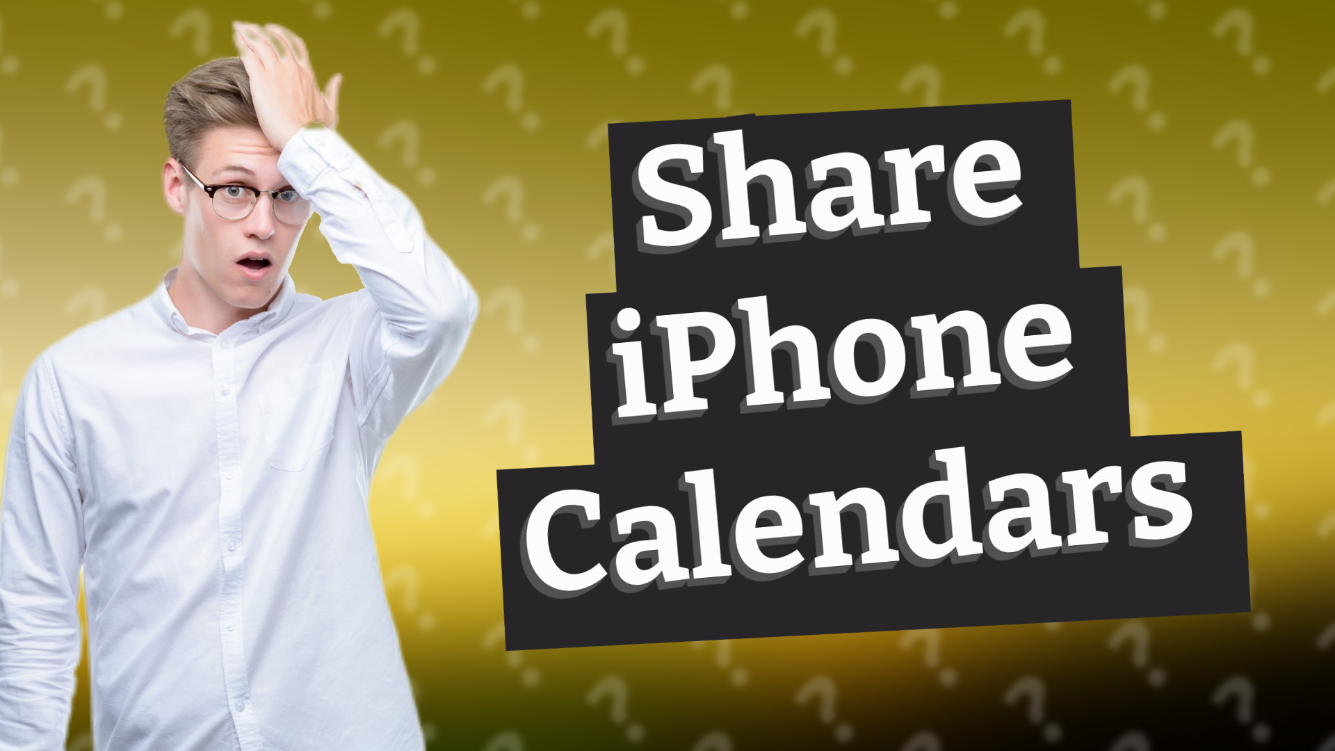 Share iPhone Calendars
