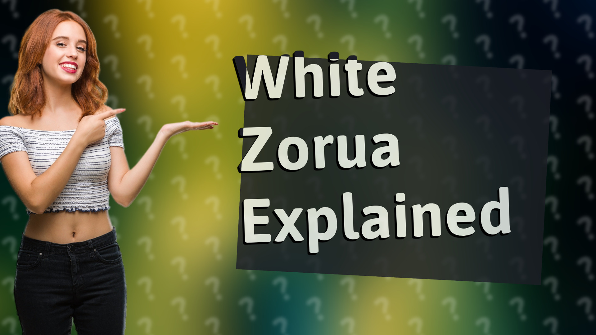 White Zorua Explained