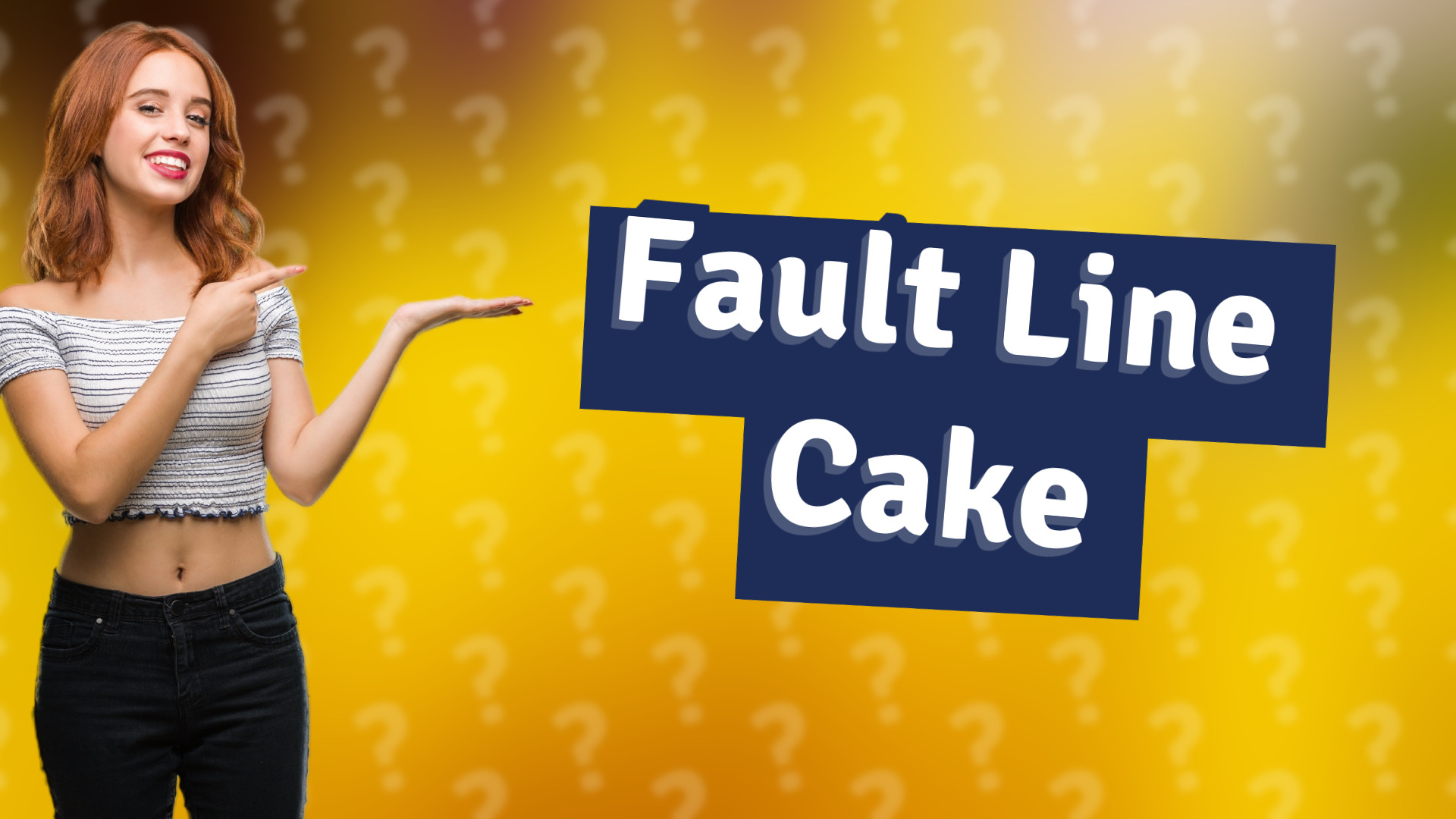 Fault Line Cake