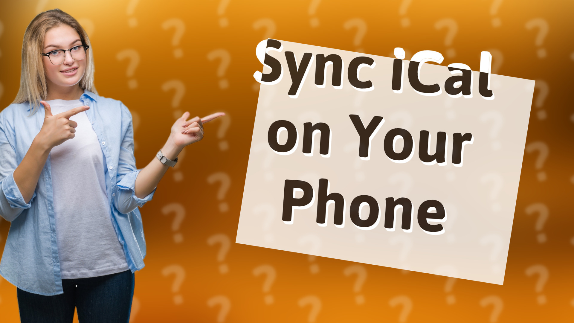 Sync iCal on Your Phone