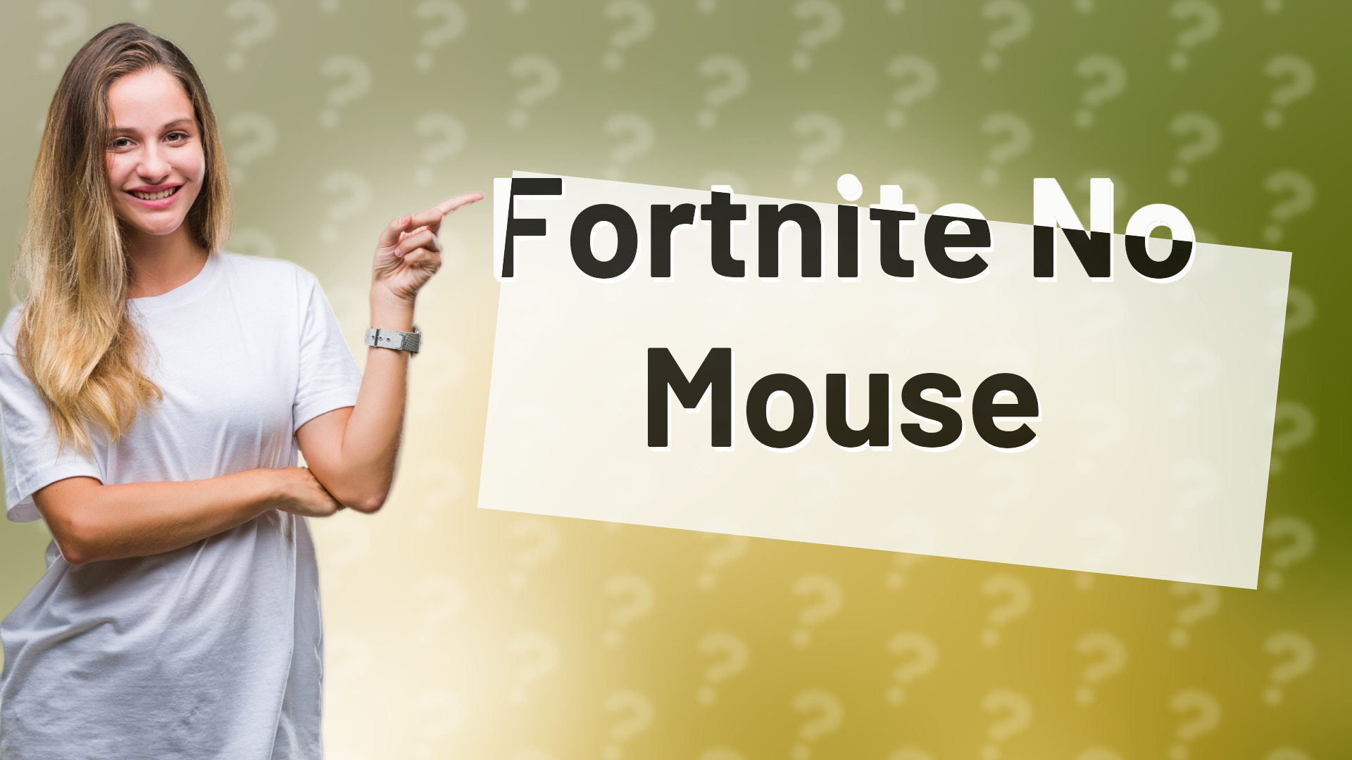 Fortnite No Mouse