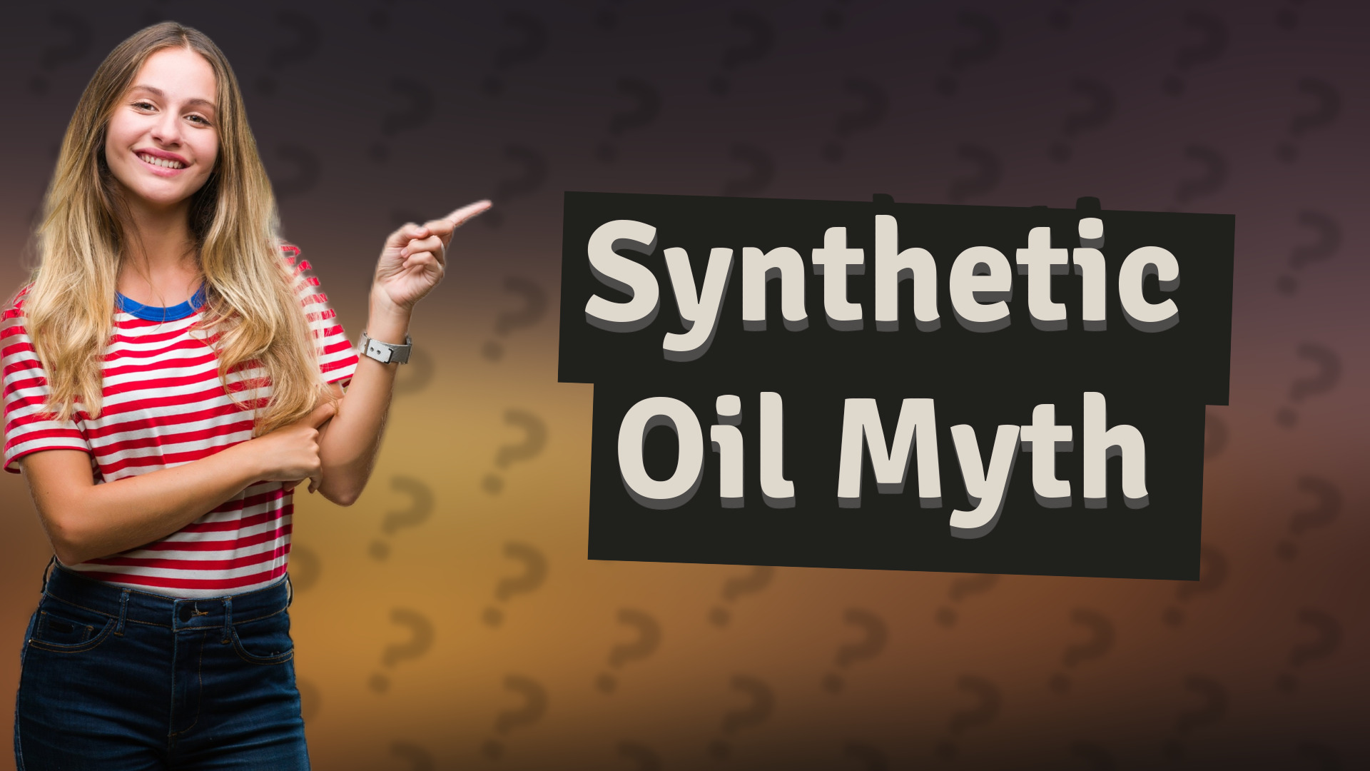 Synthetic Oil Myth