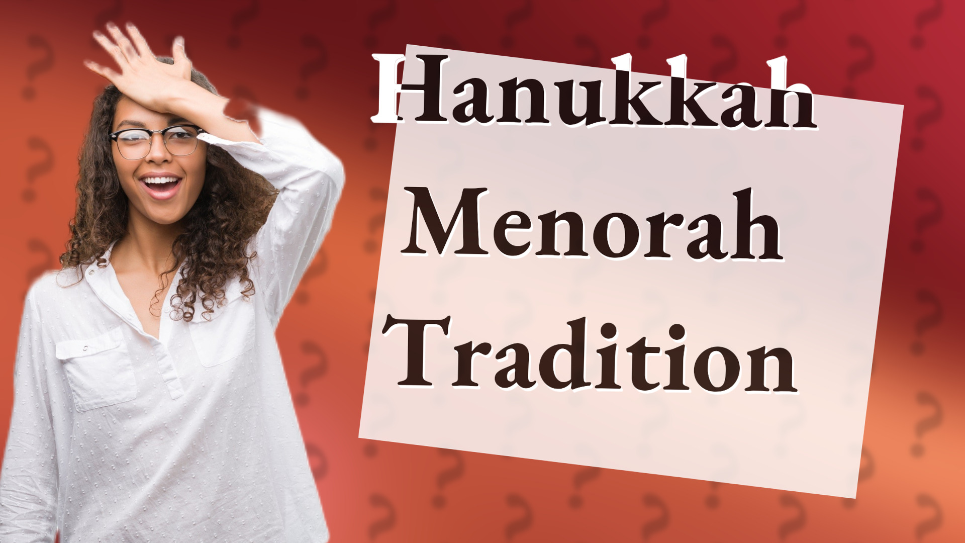 Hanukkah Menorah Tradition