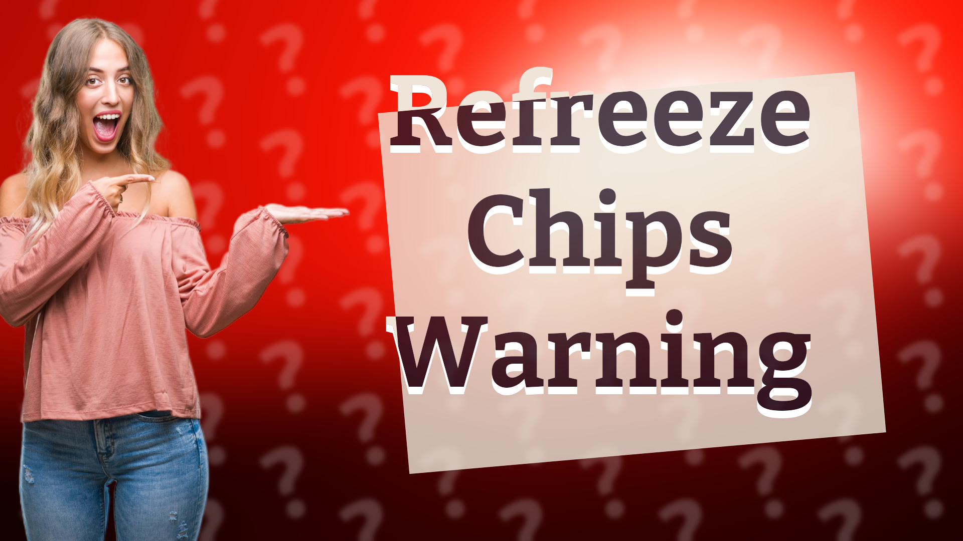 Refreeze Chips Warning