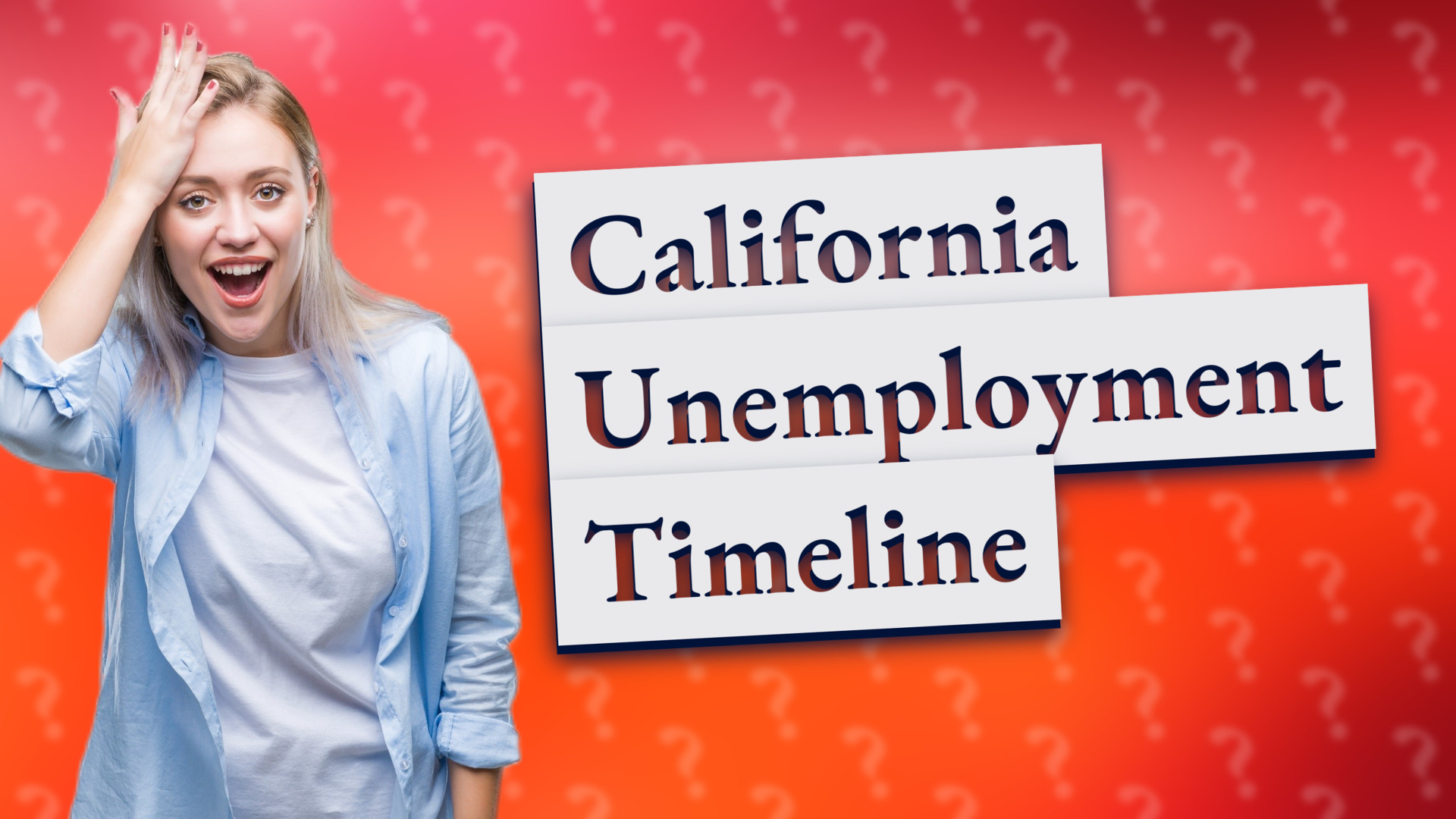 California Unemployment Timeline