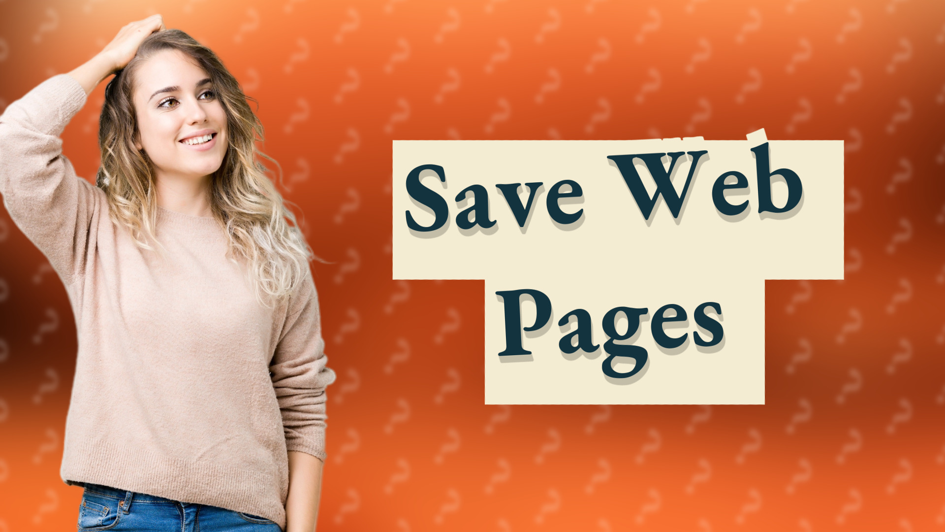 Save Web Pages