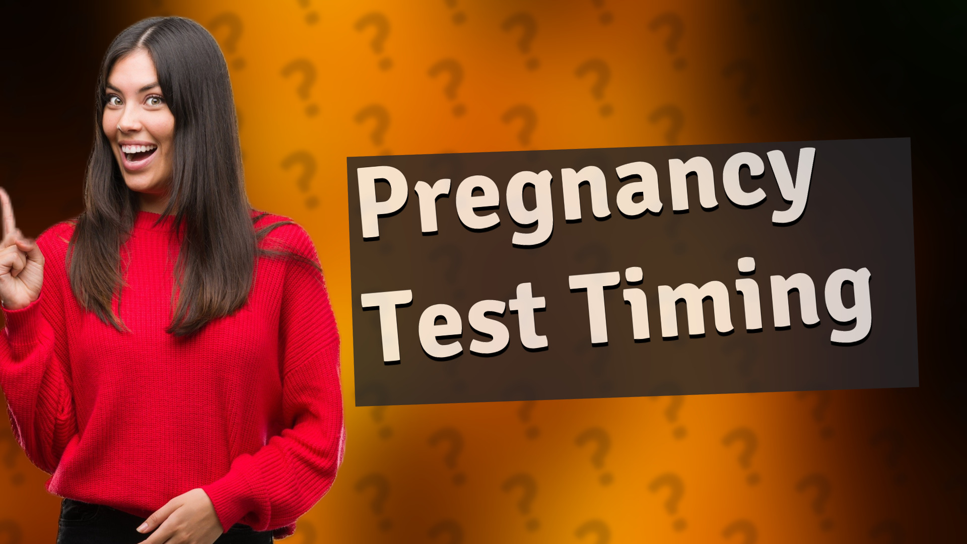 Pregnancy Test Timing