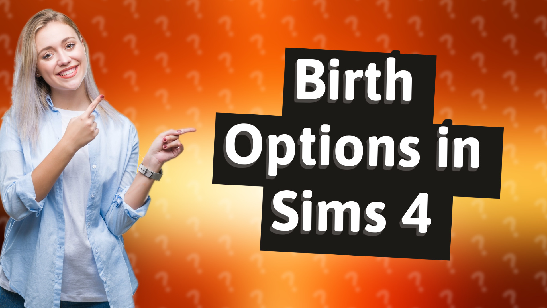 Birth Options in Sims 4