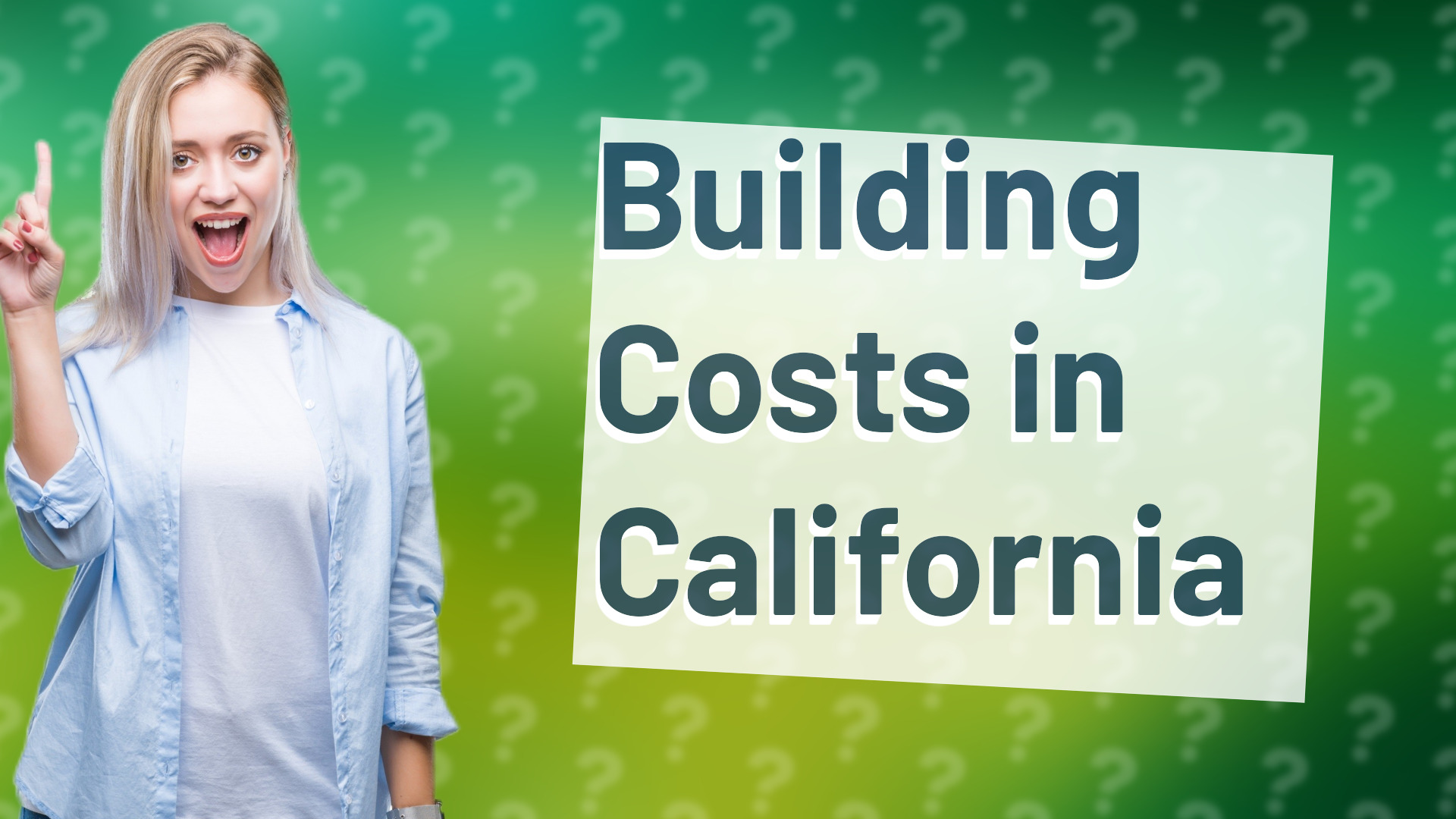Building Costs in California