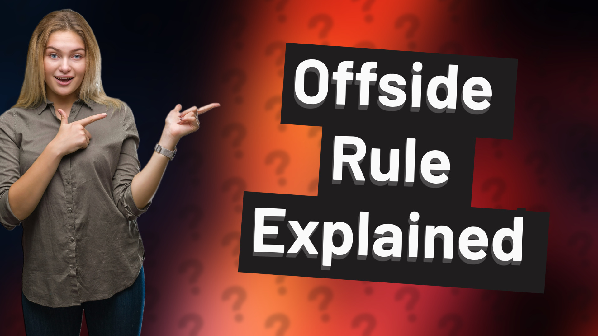 Offside Rule Explained