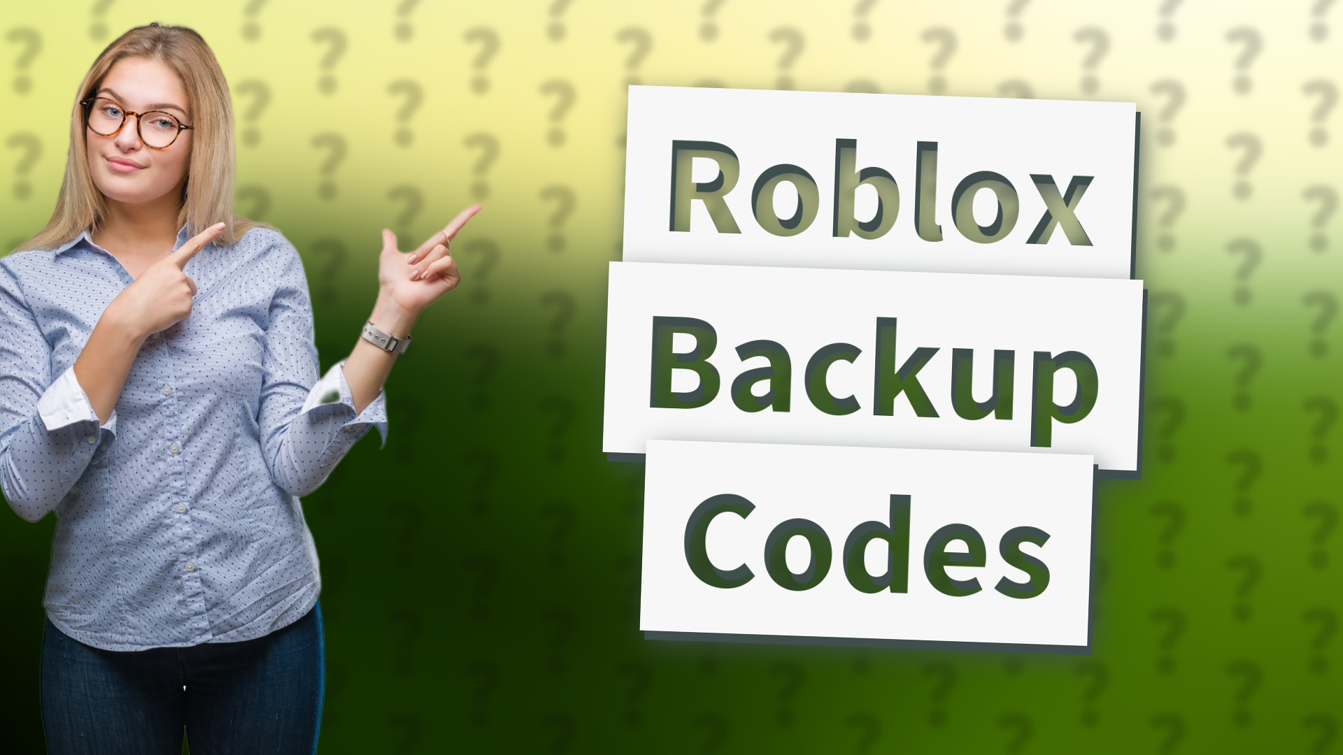 Roblox Backup Codes