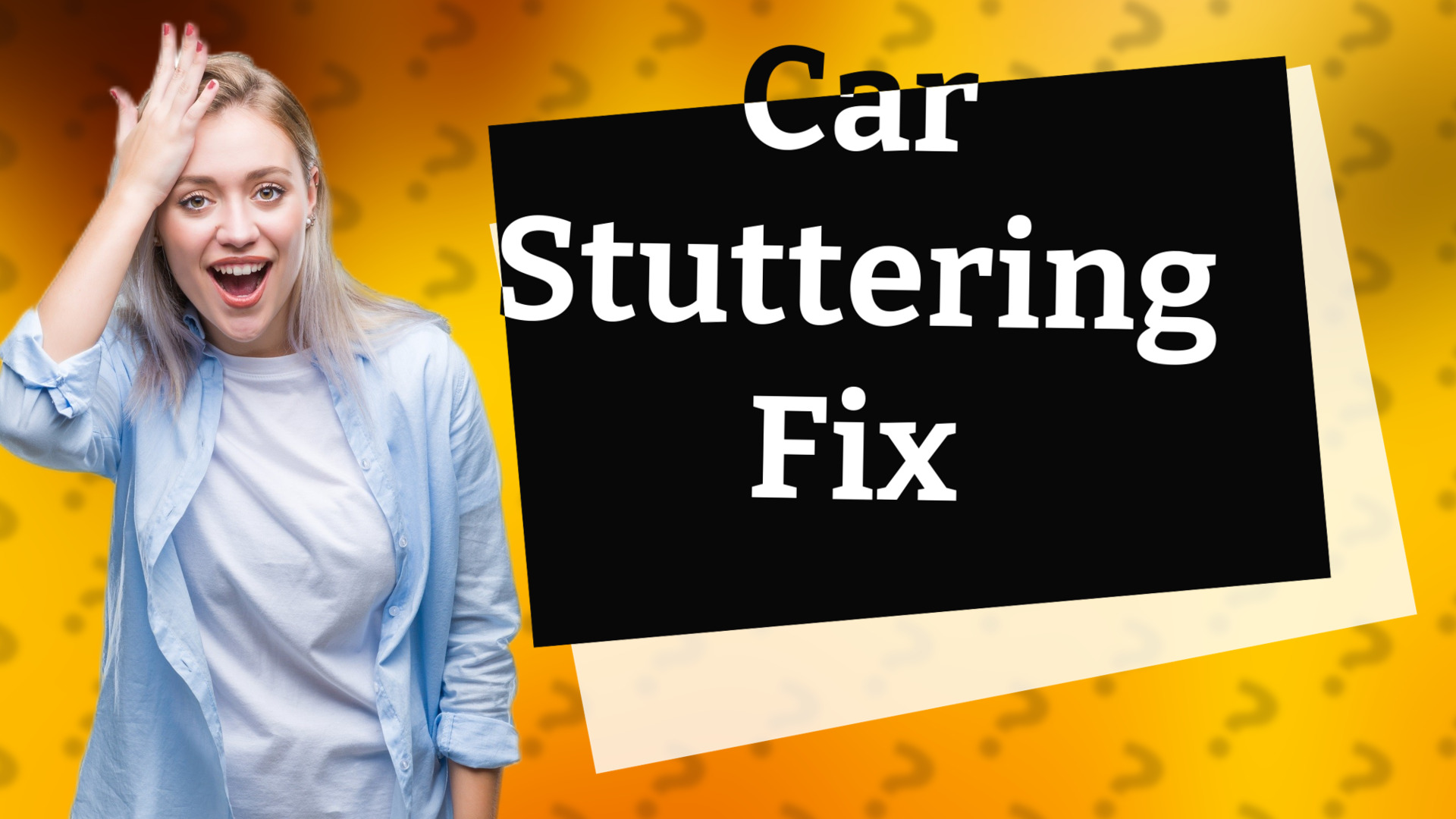 Car Stuttering Fix