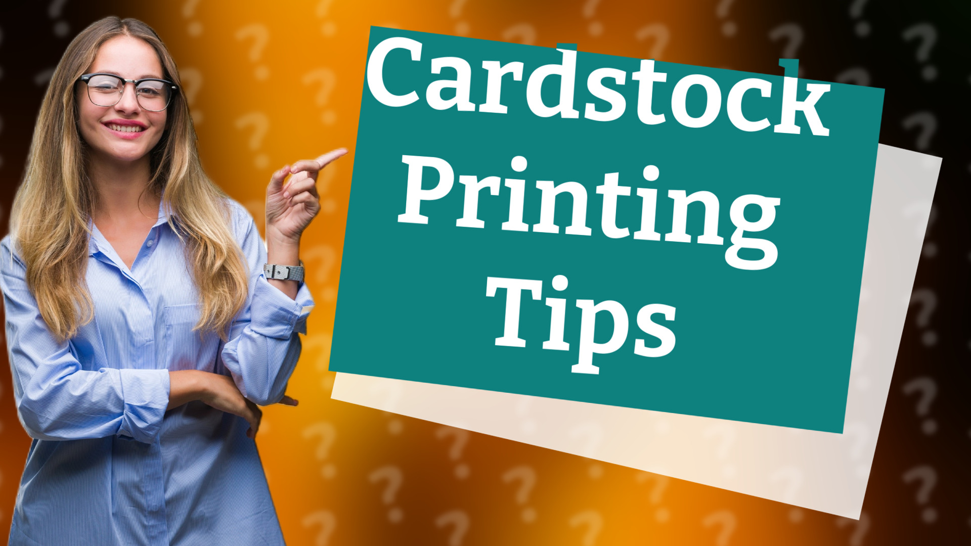 Cardstock Printing Tips