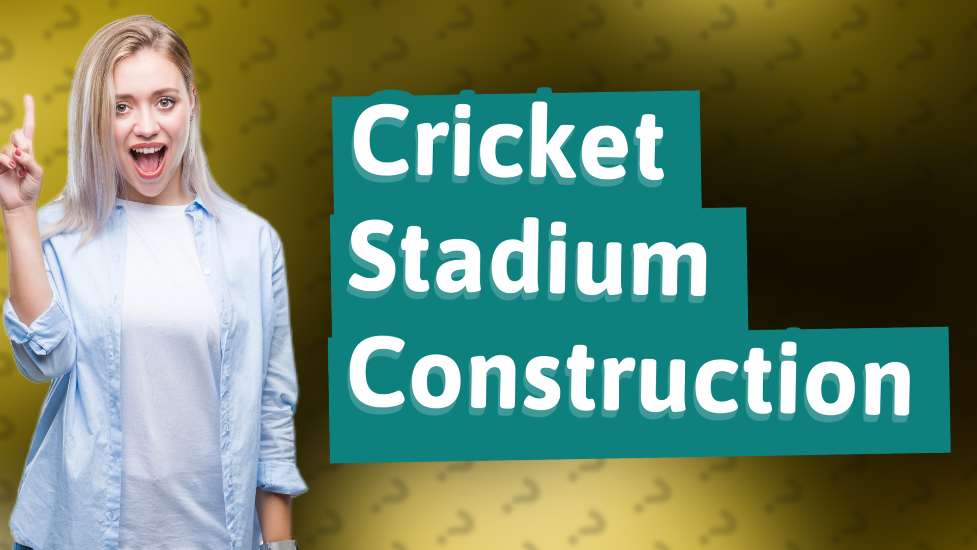 Cricket Stadium Construction