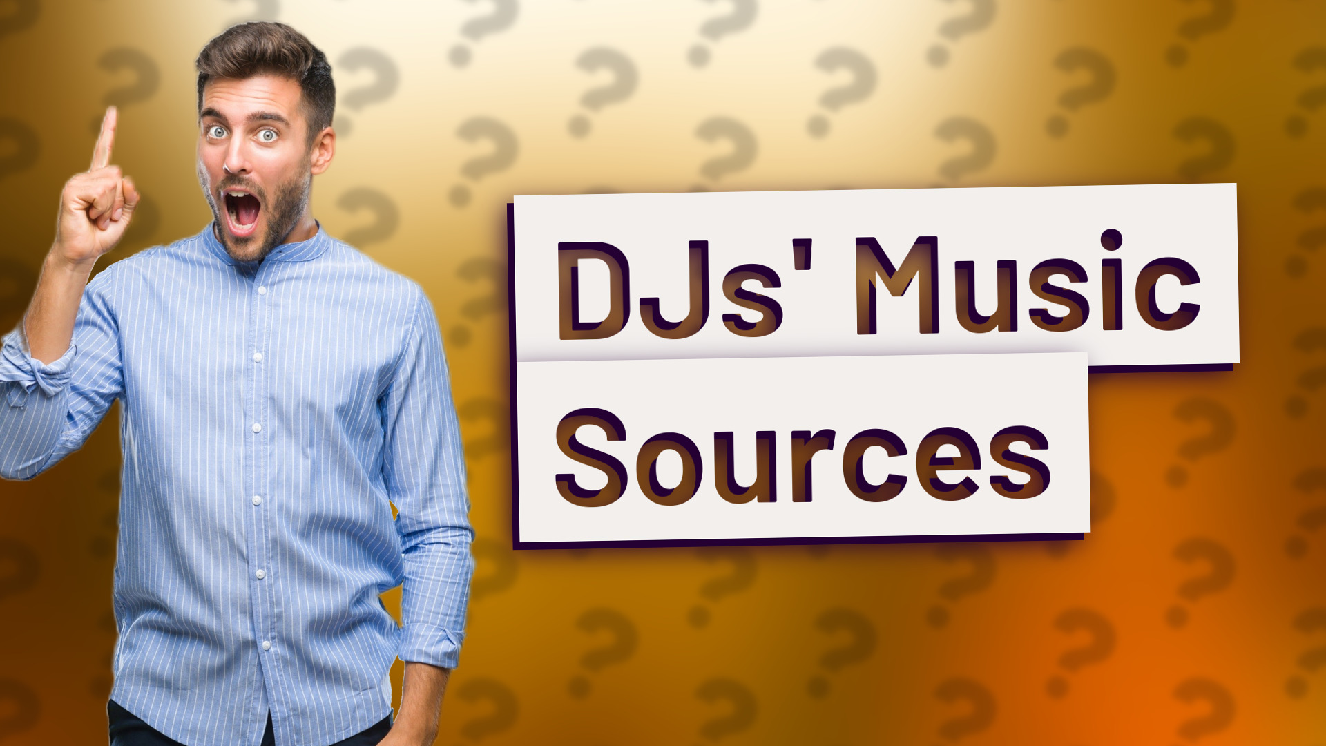 DJs' Music Sources